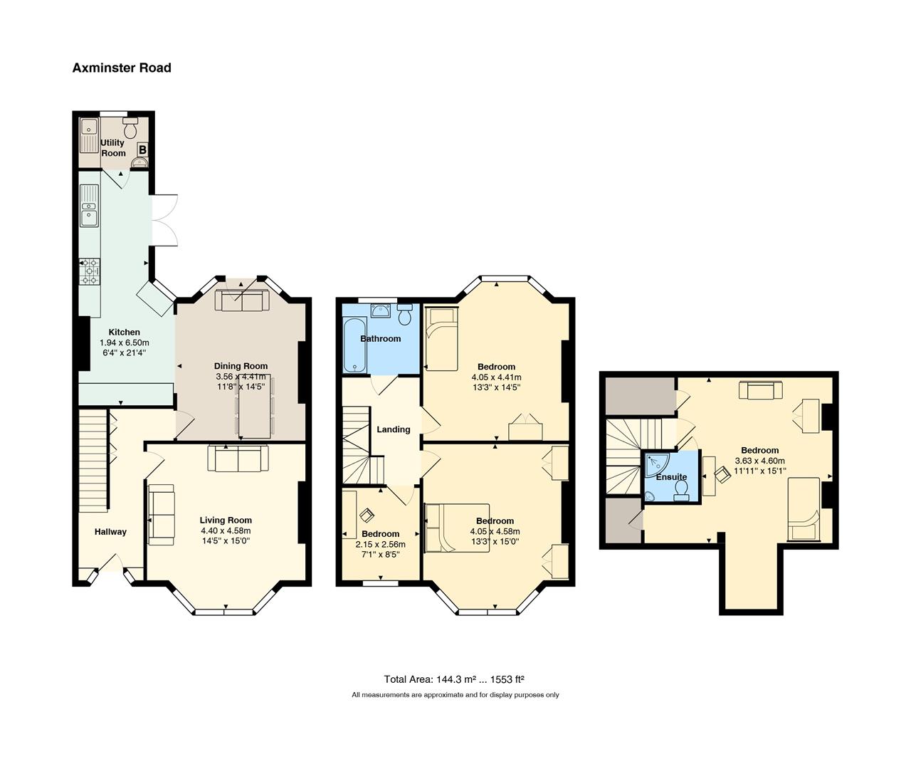 26, Axminster Road, Cardiff floorplan