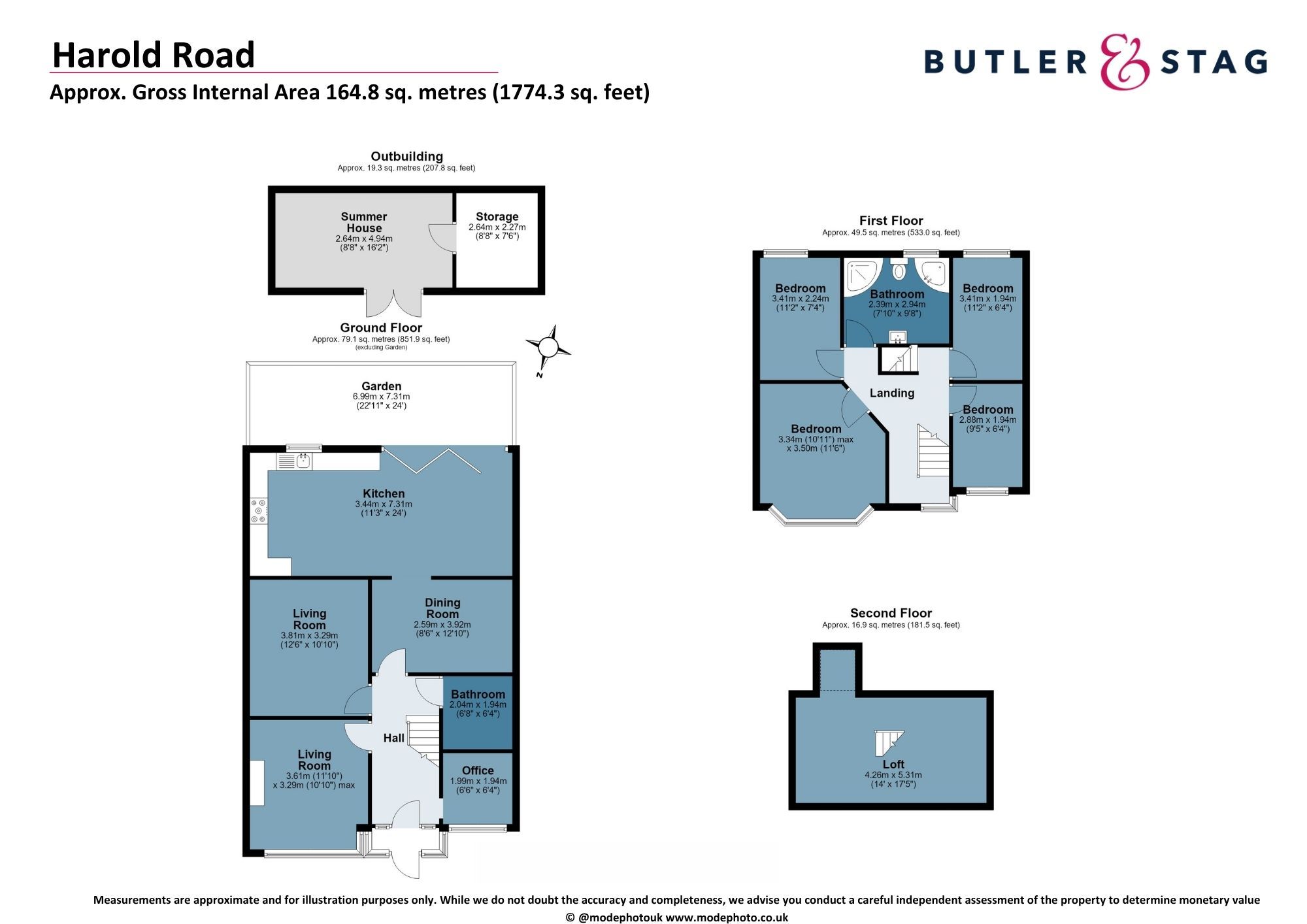4, Harold Road, Chingford floorplan