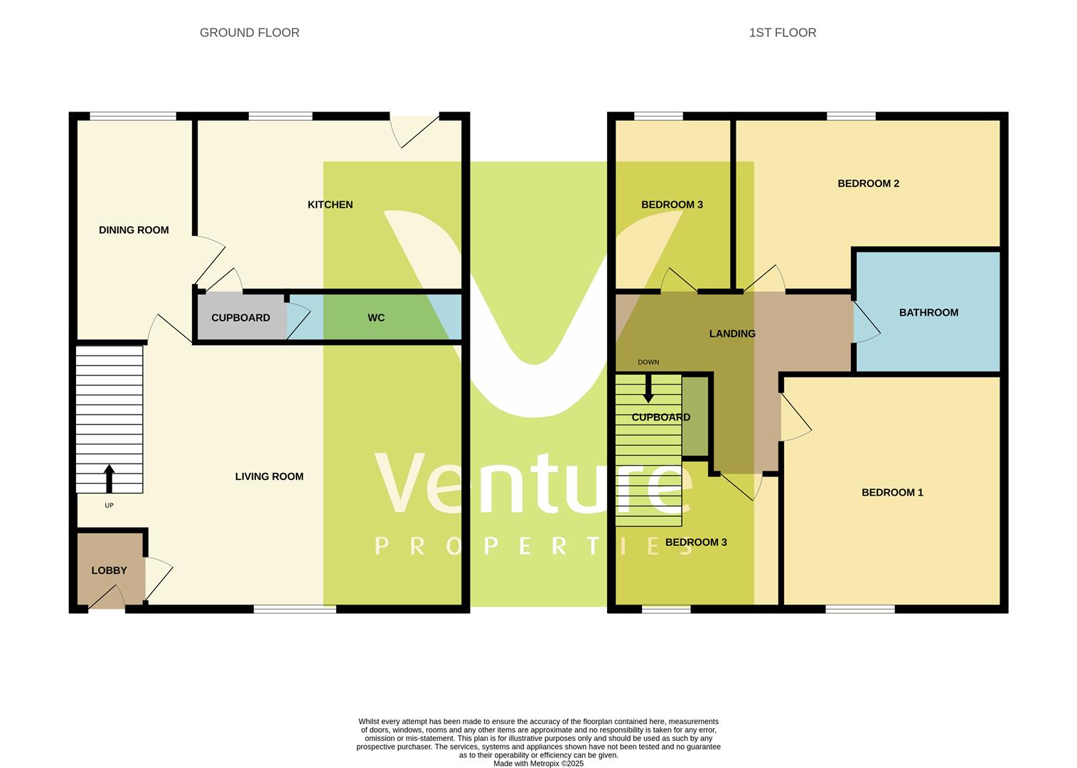 45, Gladstone Street, Crook floorplan