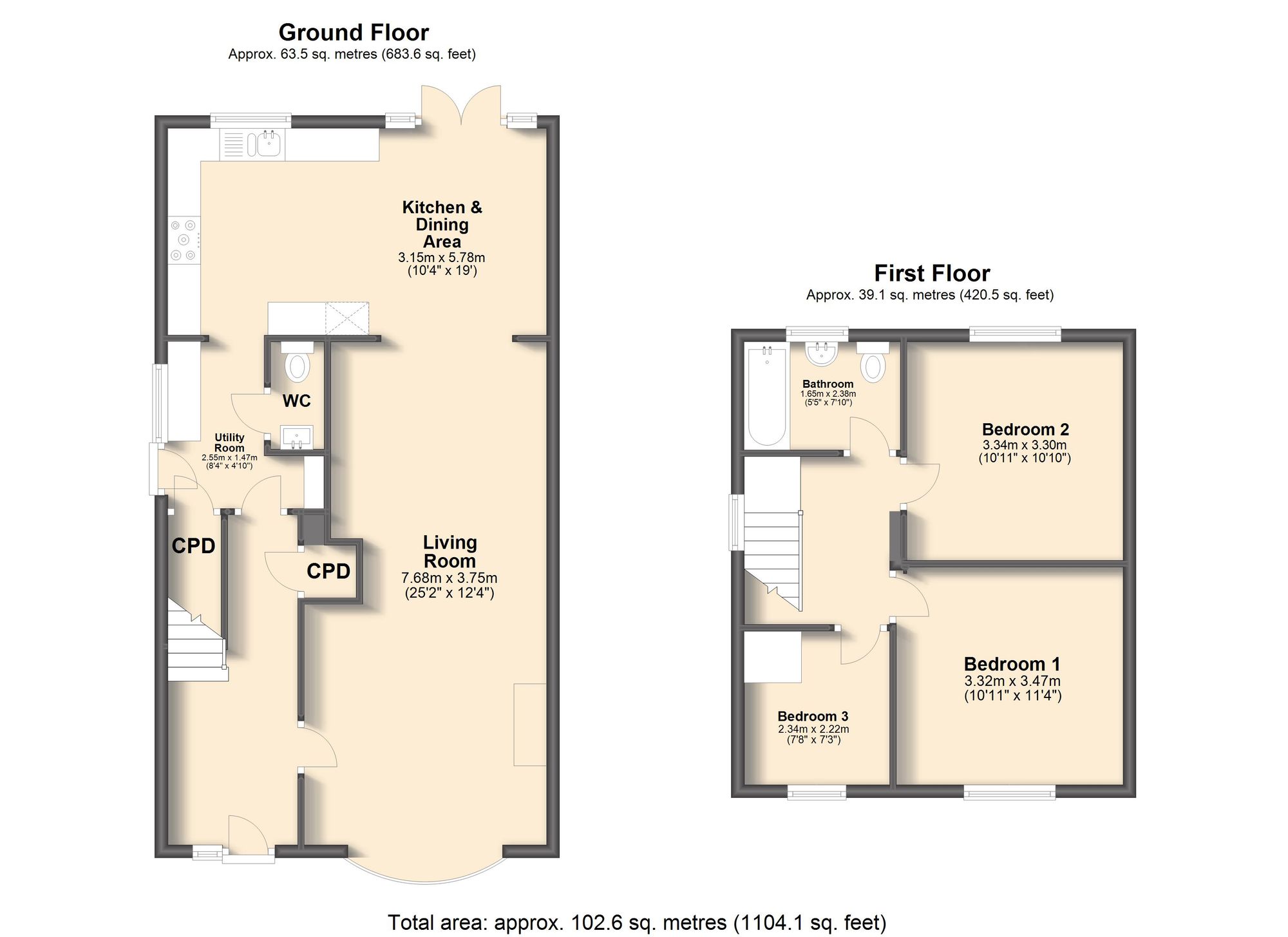 12 Church View, Sheffield floorplan