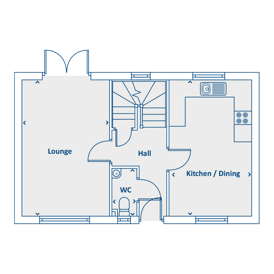 Plot 413, Kingsgate, Bridlington floorplan