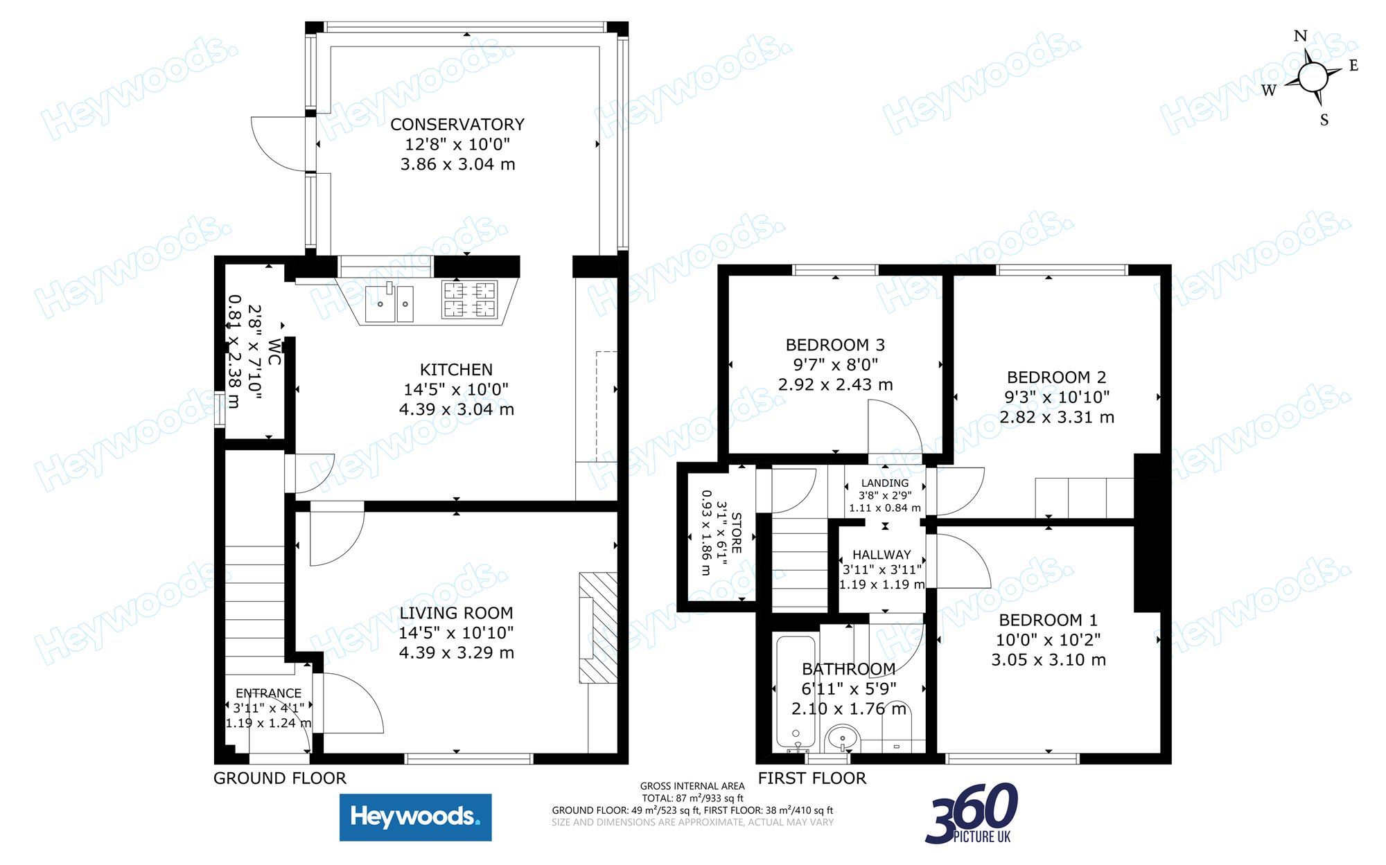 272 High Street, Newcastle floorplan