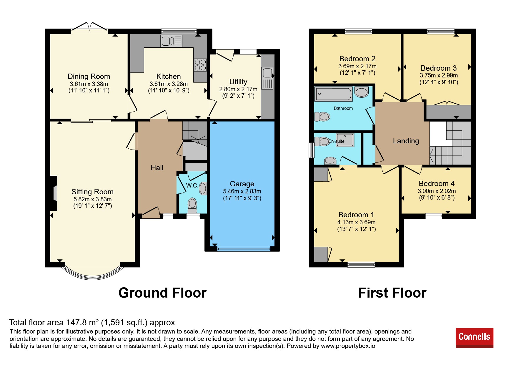 37, Bristol Way, Warwick floorplan