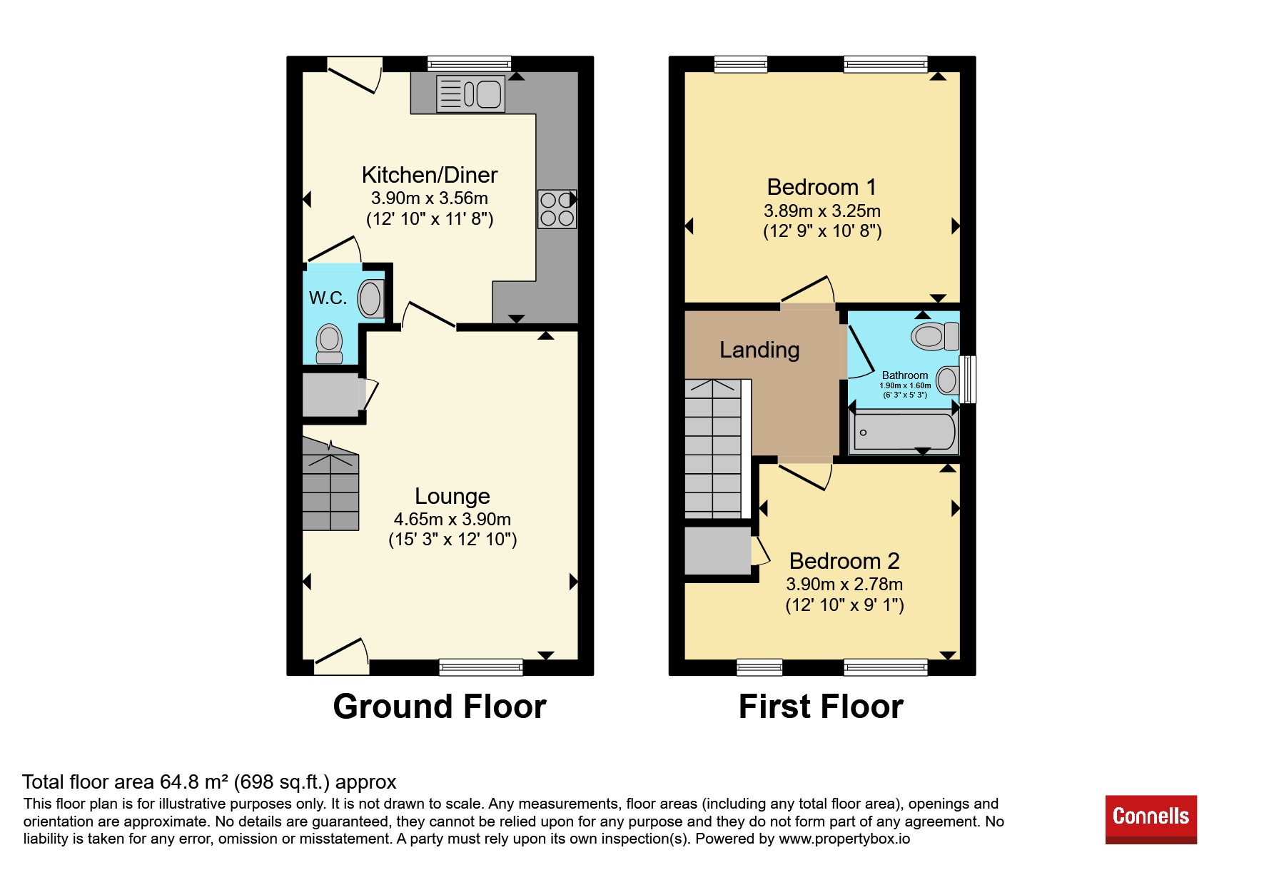 8, Easthorpe Road, Grantham floorplan
