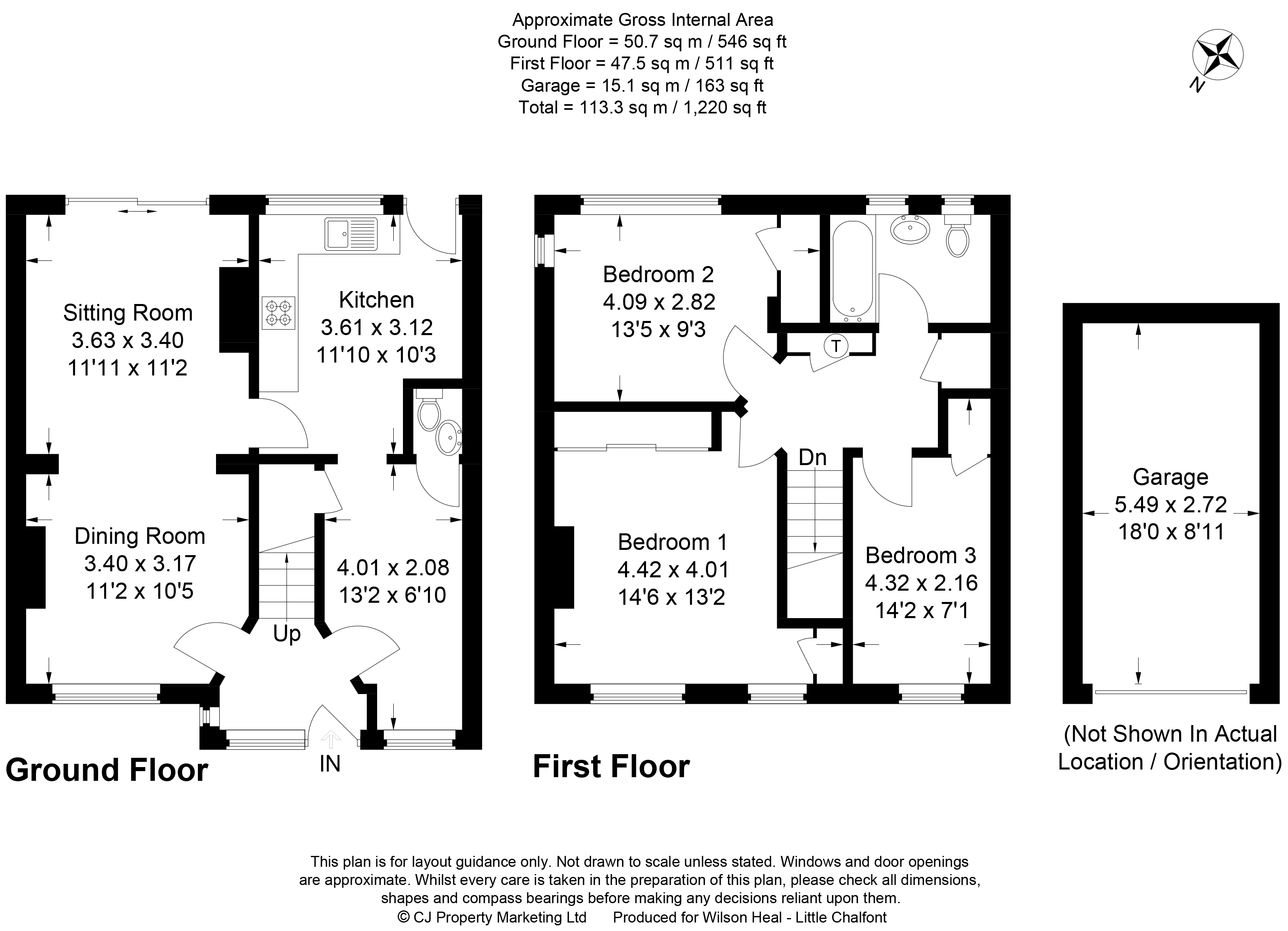 3 Bedrooms Semi-detached house for sale in Bell Lane, Little Chalfont, Amersham HP6