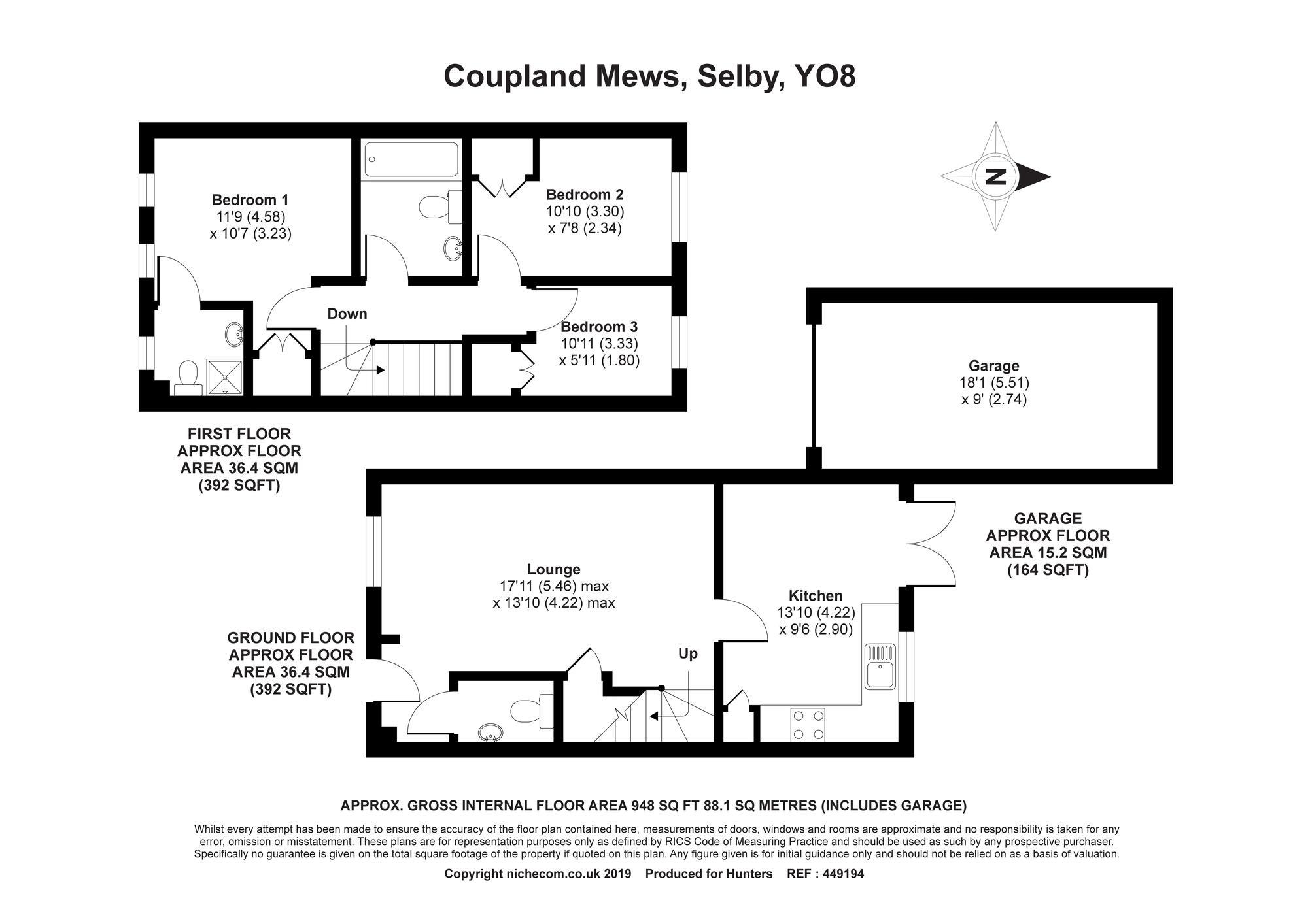 3 Bedrooms End terrace house for sale in Coupland Mews, Selby, Selby YO8