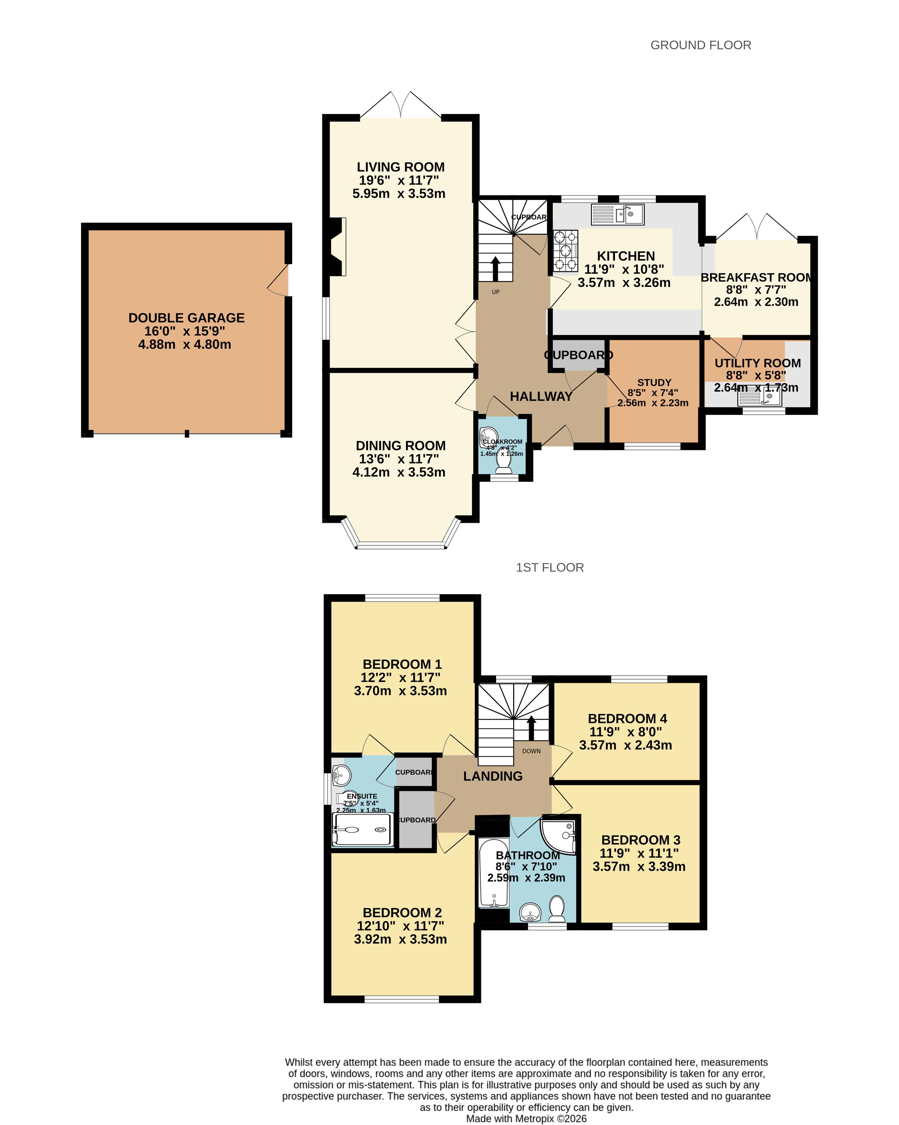 10, Woodside, Essex floorplan
