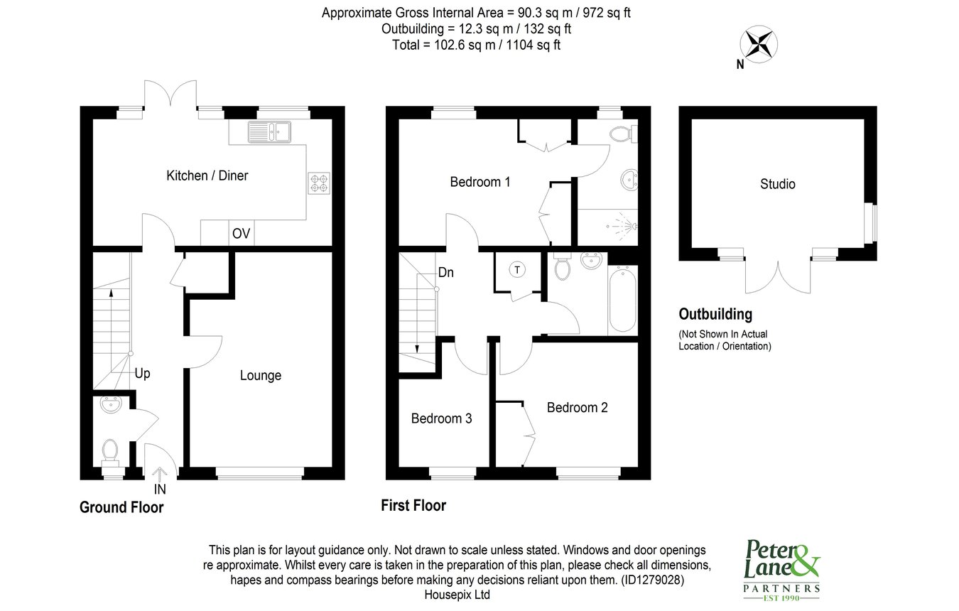8, Badger Way, Huntingdon floorplan