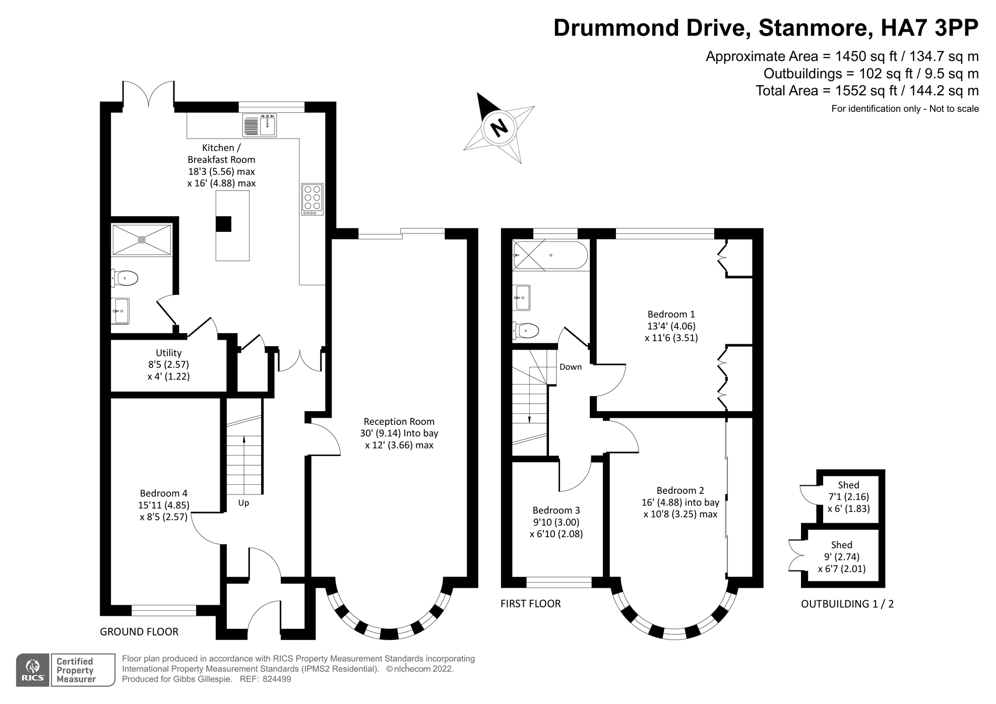 Drummond Drive, Stanmore, London HA7, 4 bedroom semidetached house for