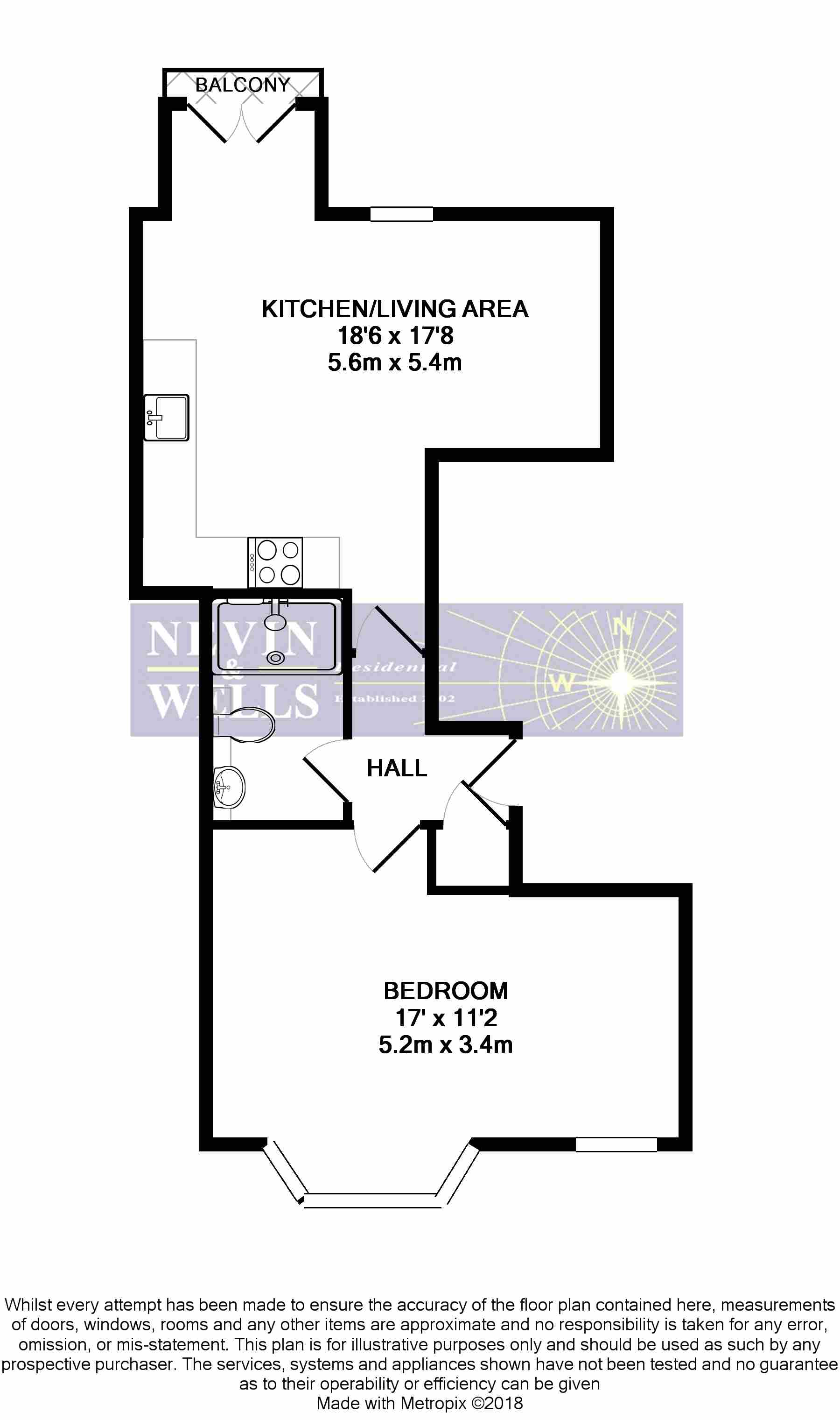 1 Bedrooms Flat for sale in Osborne Road, Egham TW20