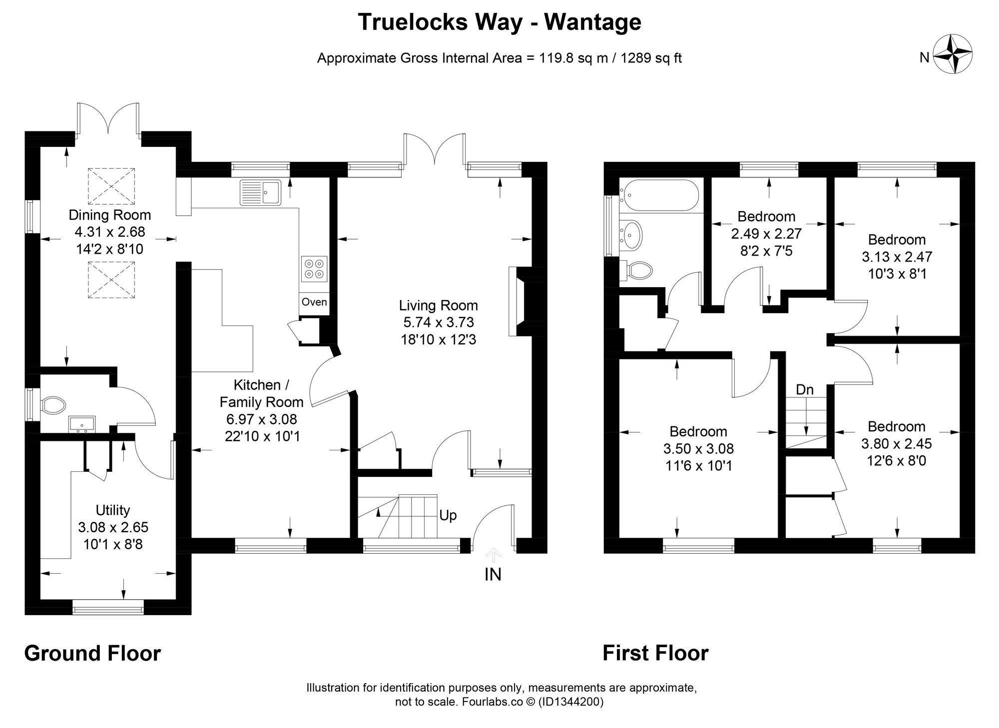 34 Truelocks Way, Wantage floorplan