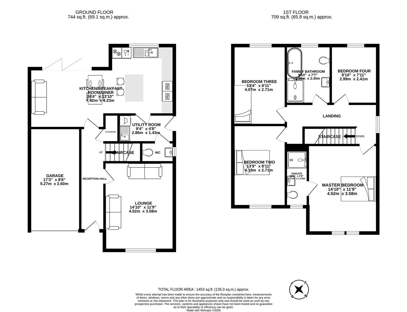 5, Hedgerow Drive, Preston floorplan