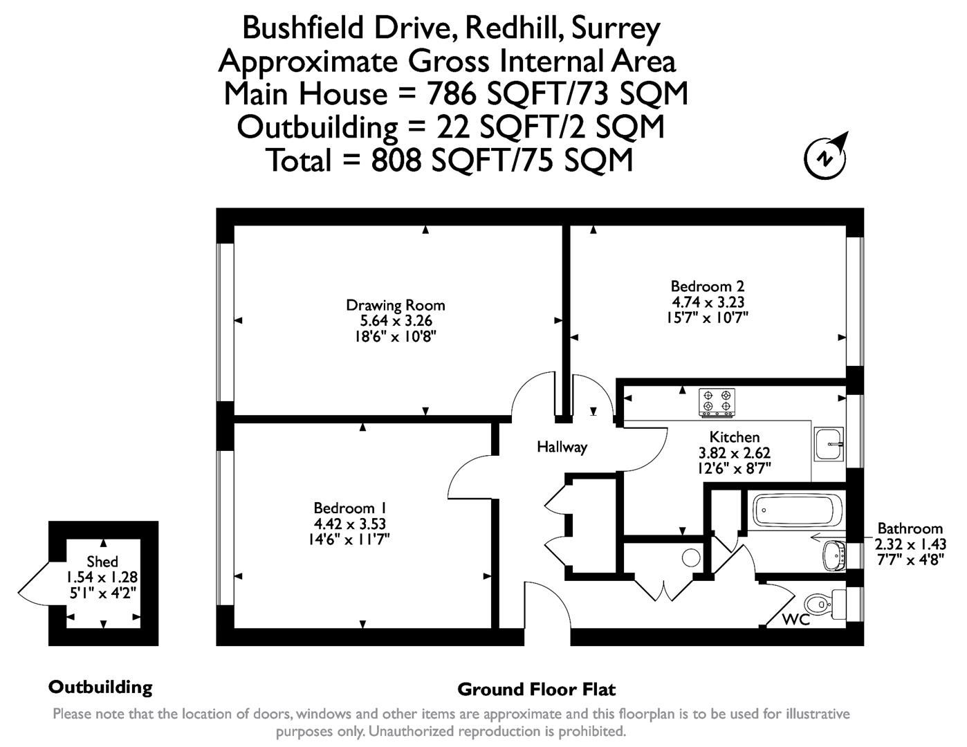 40, Bushfield Drive, Redhill floorplan