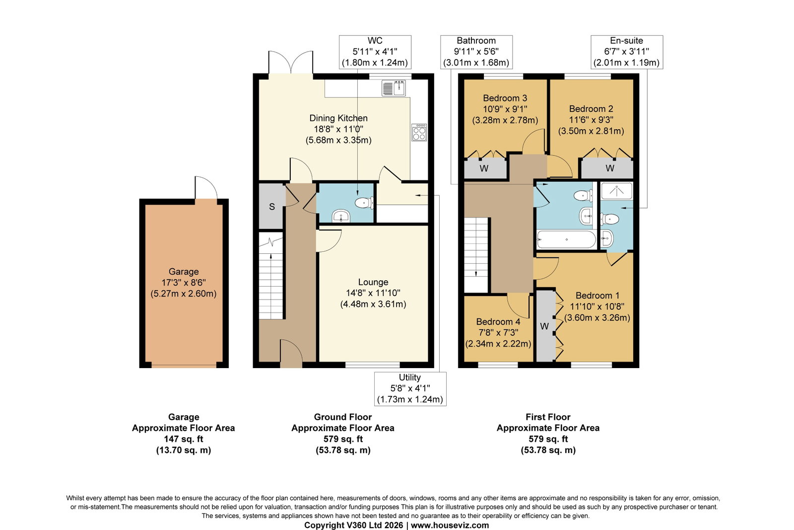 18, Colliers Road, Pontefract floorplan
