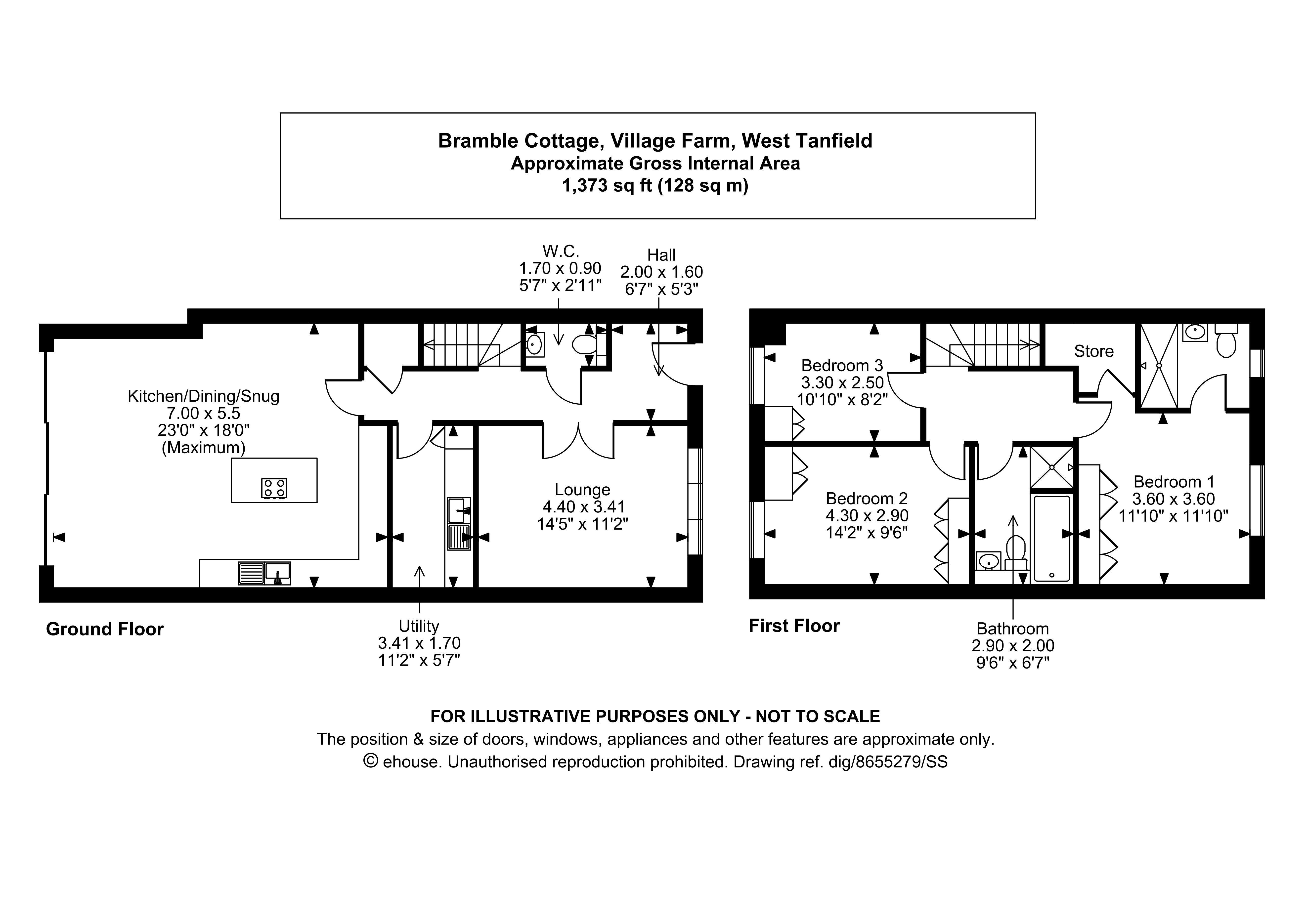 Bramble Cottage,, Village Farm, Ripon floorplan