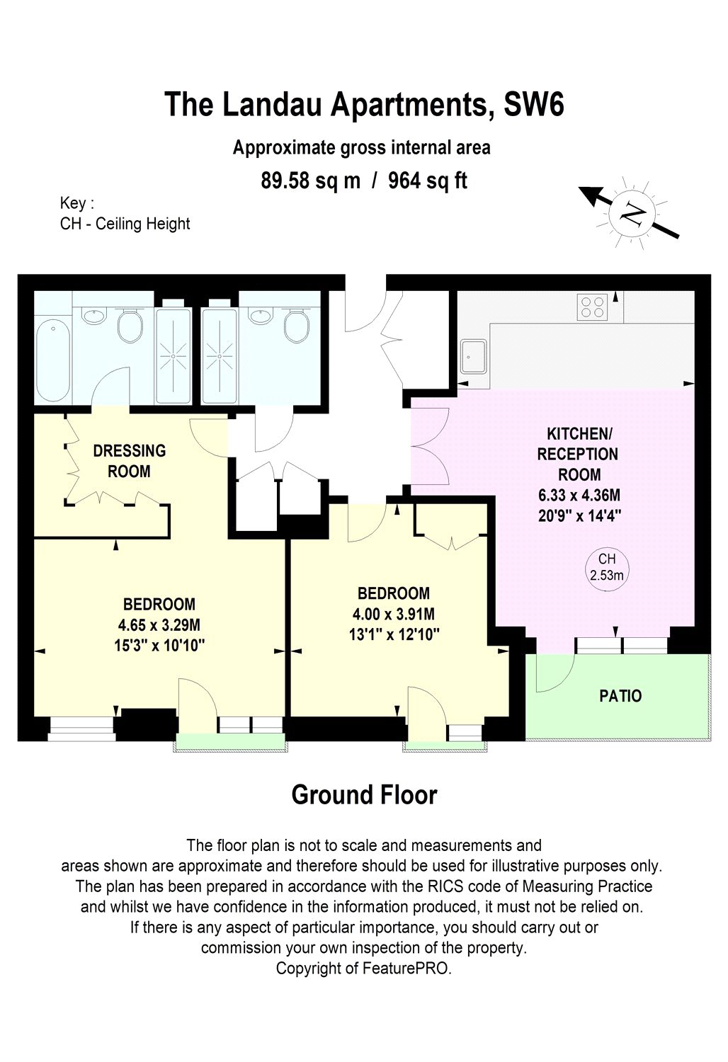 2 Bedrooms Flat to rent in Farm Lane, Fulham, London SW6