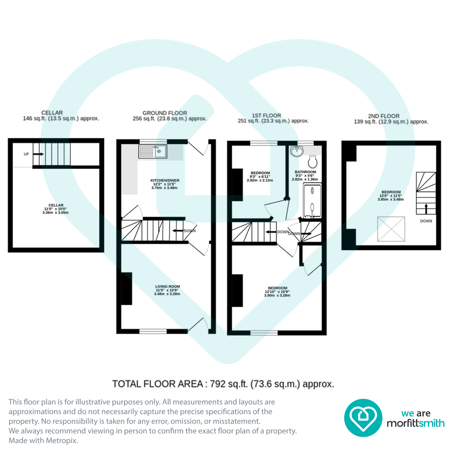 18, Lister Road, Sheffield floorplan