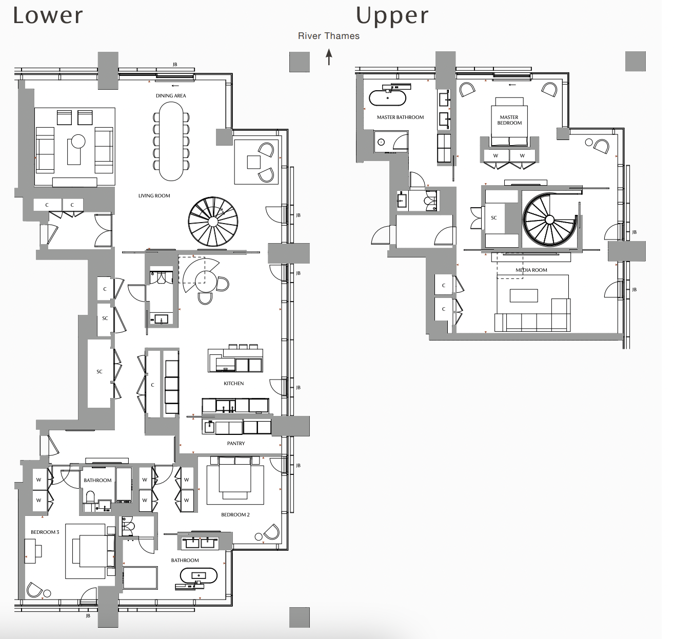 Southbank Place-JLL, Belvedere Road, London floorplan