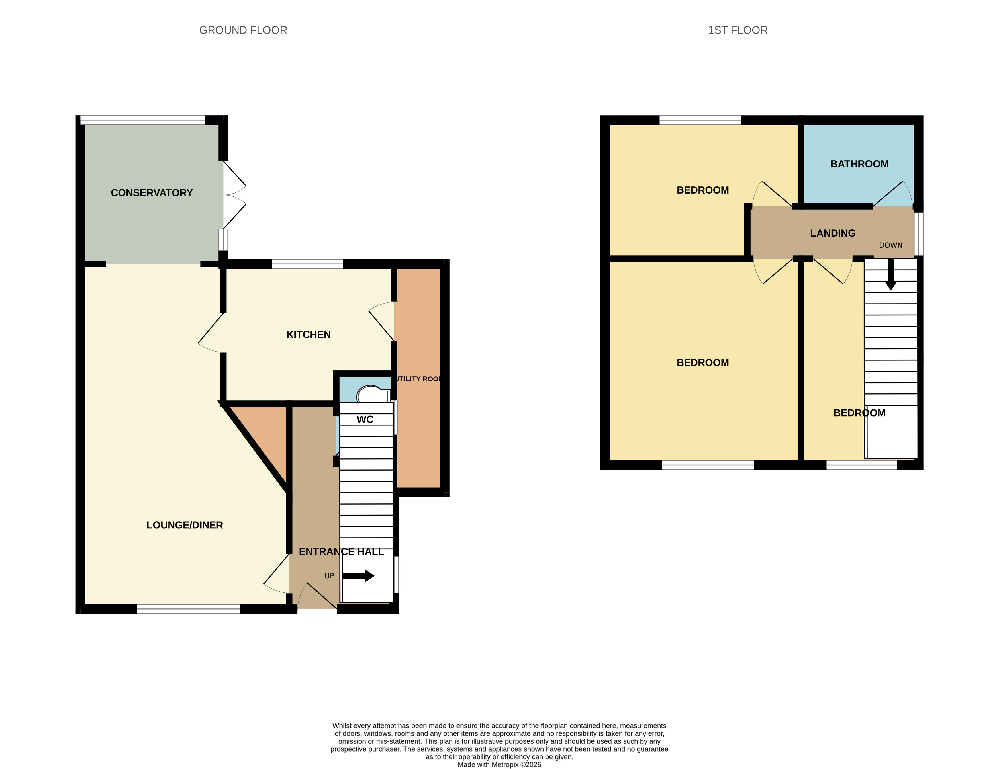 16, Hayes Road, Warwickshire floorplan