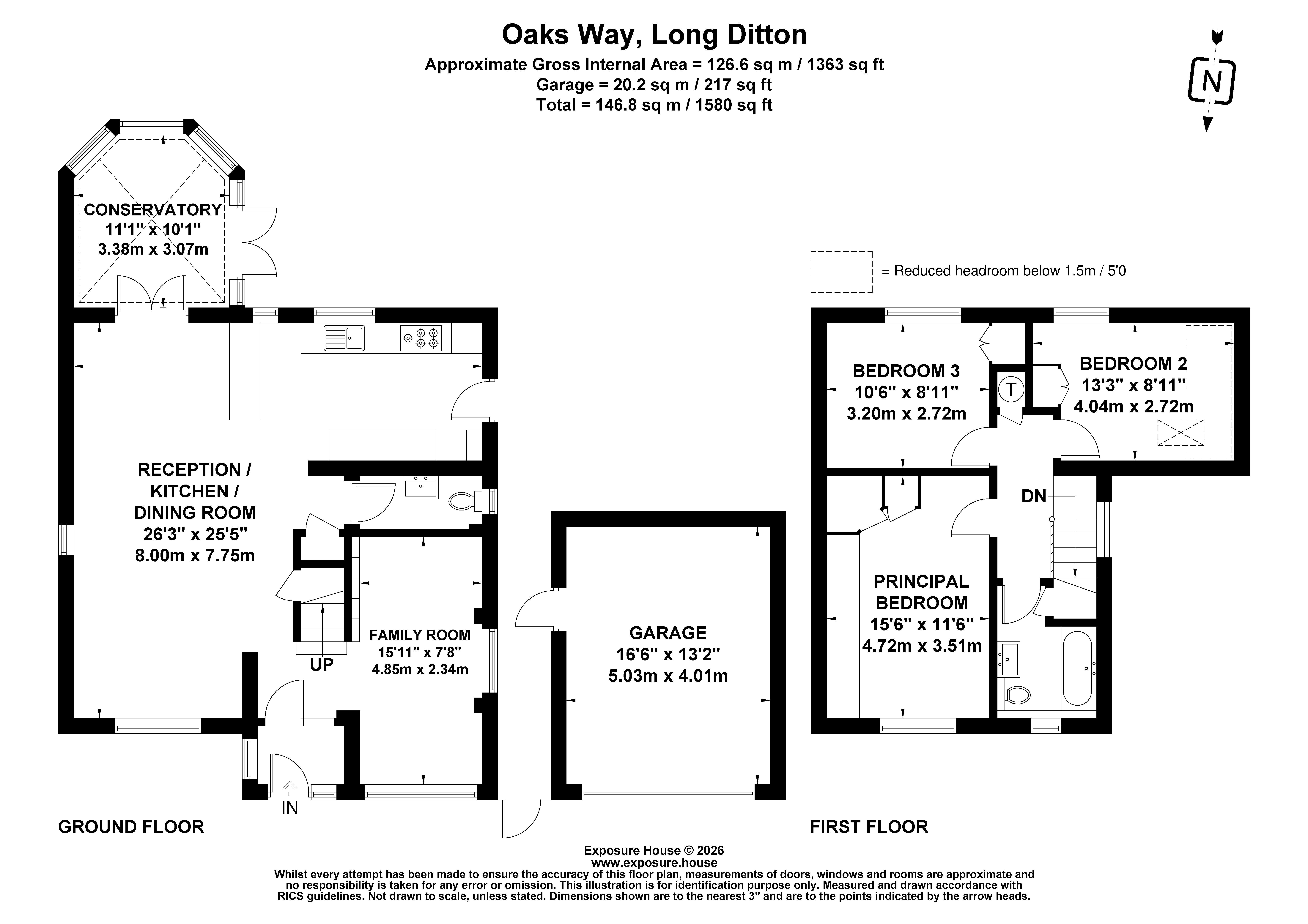 Oaks Way, Surbiton floorplan