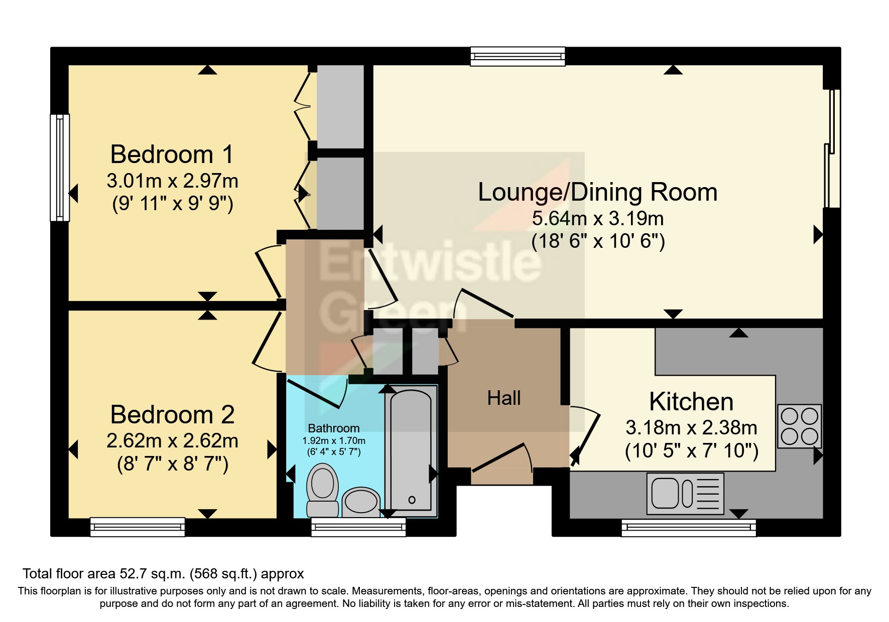 Masonwood, Fulwood, Preston, Lancashire PR2, 2 bedroom bungalow for