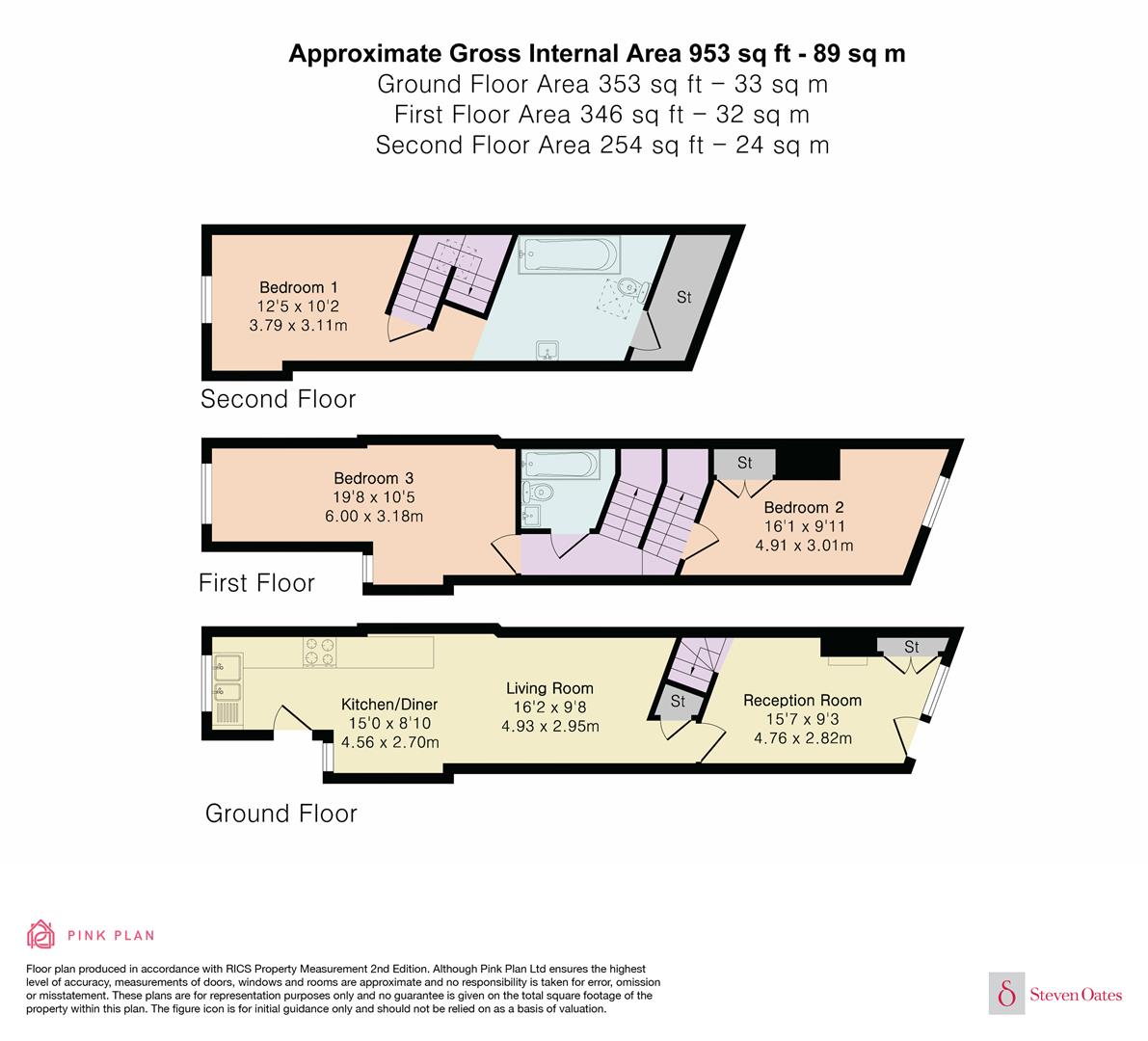 38, Bowling Road, Ware floorplan
