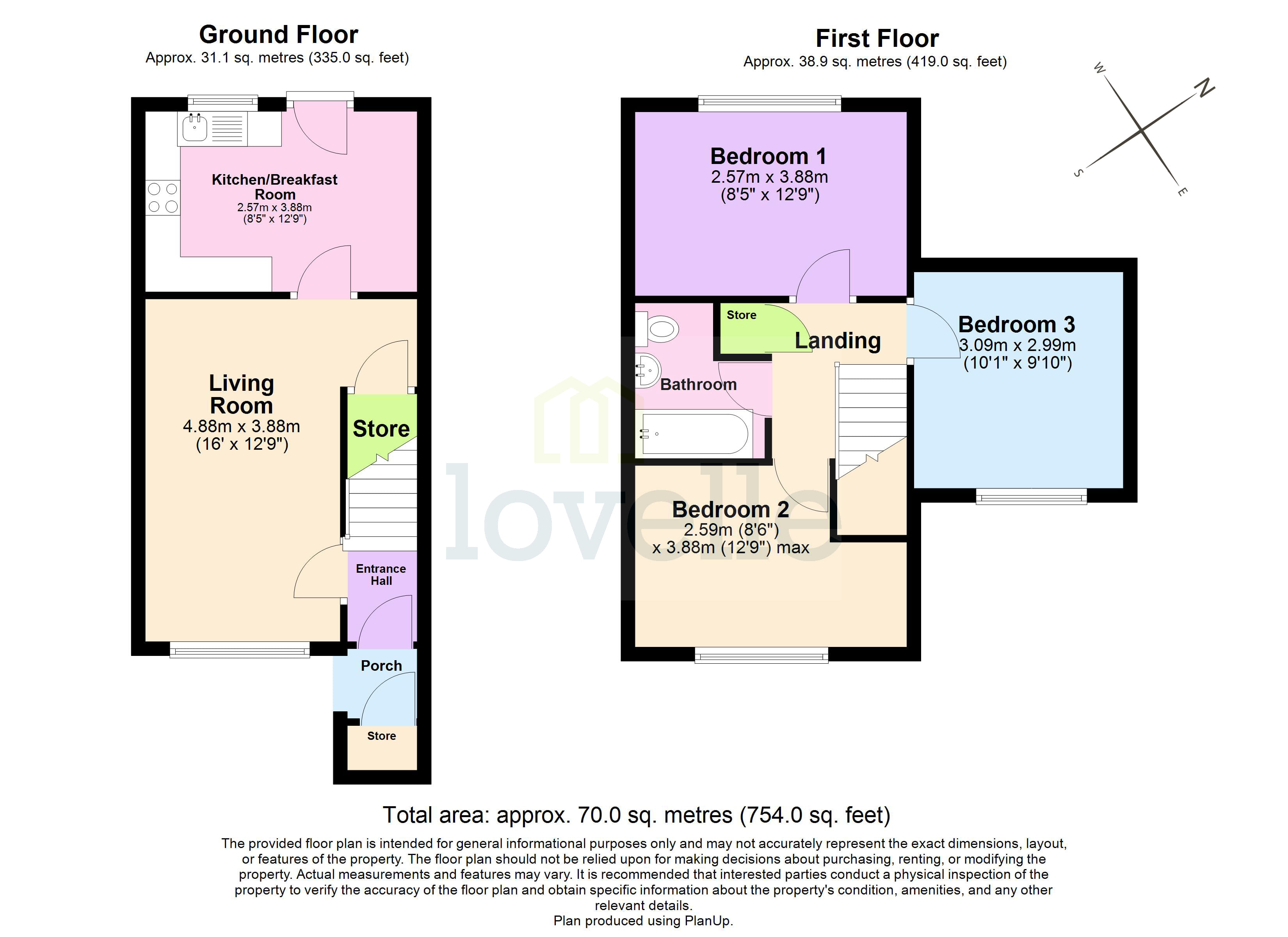 13, Beck Walk, Cleethorpes floorplan