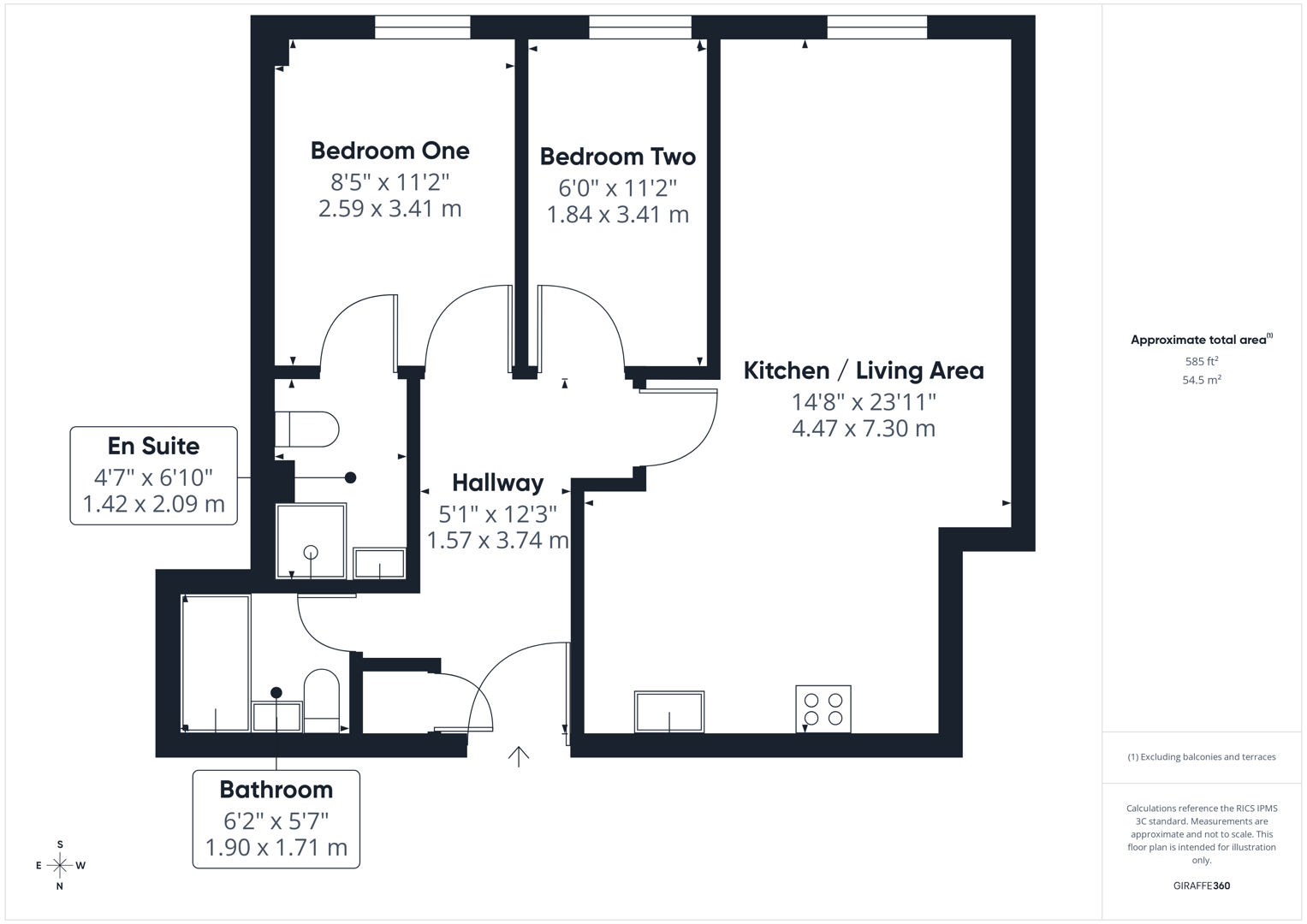 22, Ashdown Court, Knottingley floorplan