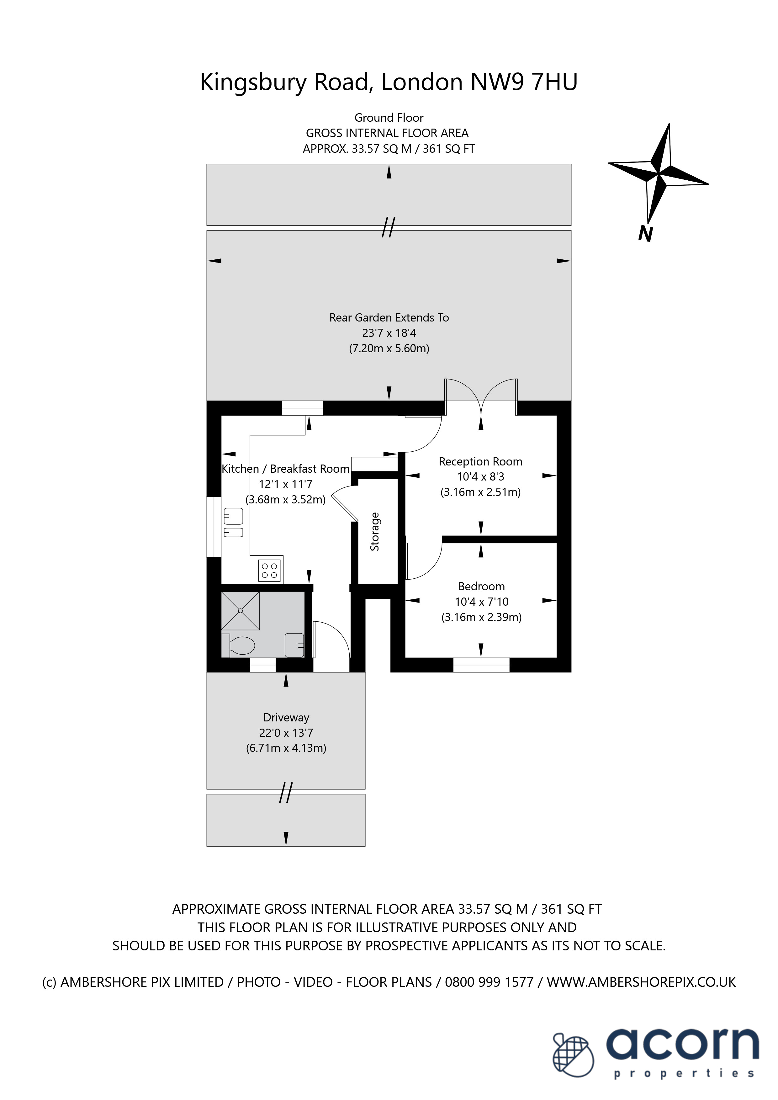 49, Kingsbury Road, London floorplan