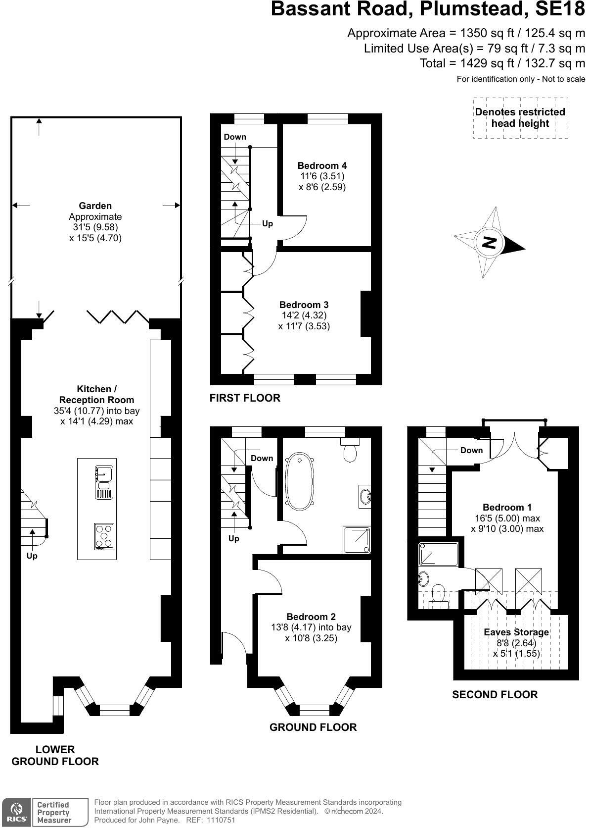 5, Bassant Road, London floorplan