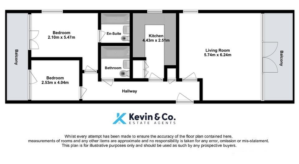 Flat 2, Coral Apartment, 17, Western Gateway, London floorplan