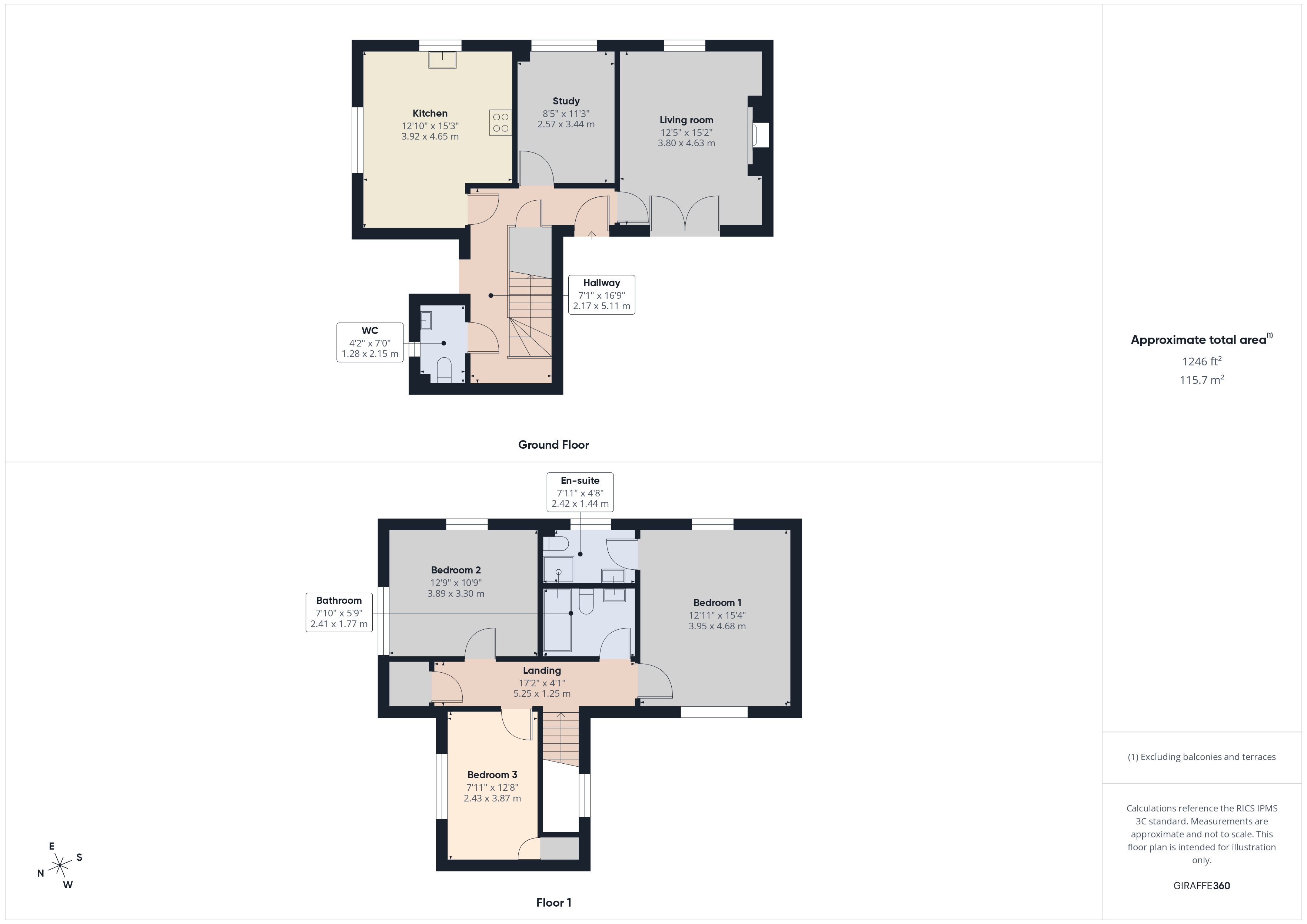 Manor House Close, Nottingham floorplan