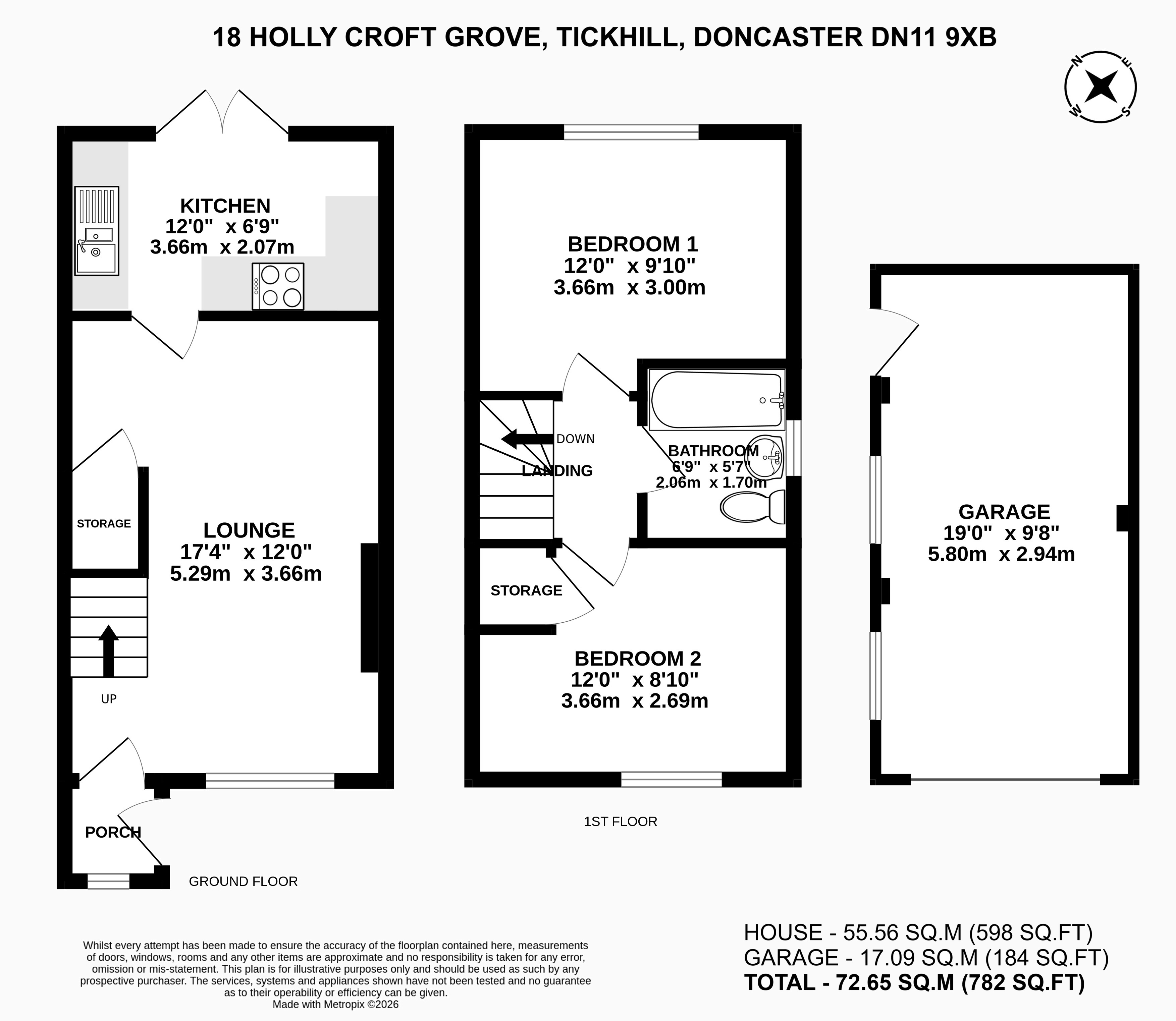 Holly Croft Grove, Doncaster floorplan