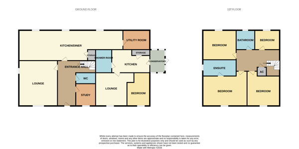 French Villa, Tholomas Drove, Wisbech floorplan
