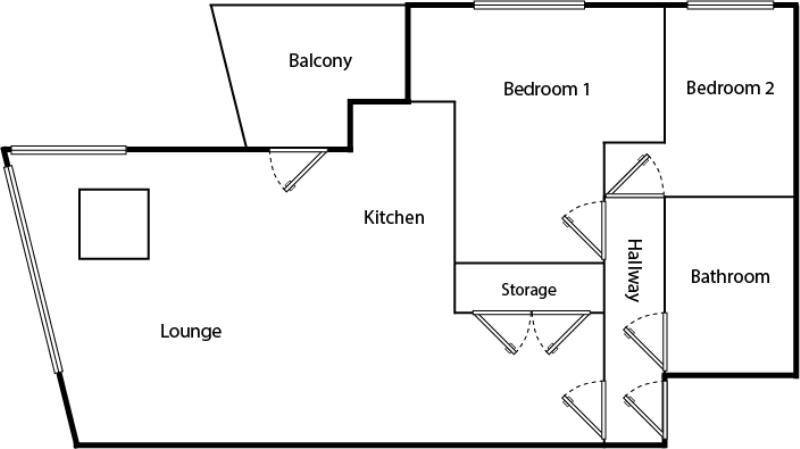 2 Bedrooms Flat to rent in Velocity Tower, St. Mary's Gate, Sheffield S1