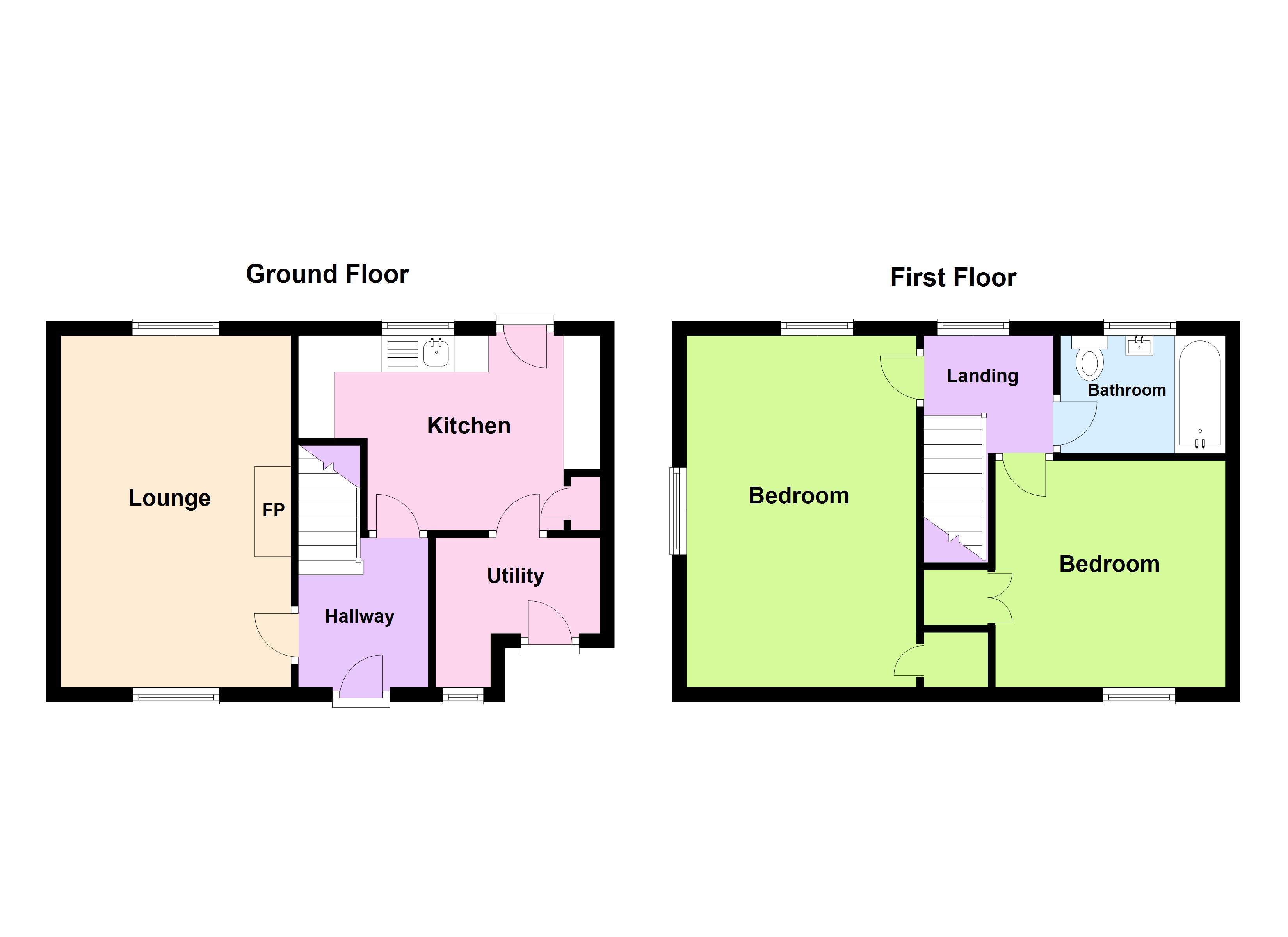 40, Knowling Mead, Pembrokeshire floorplan