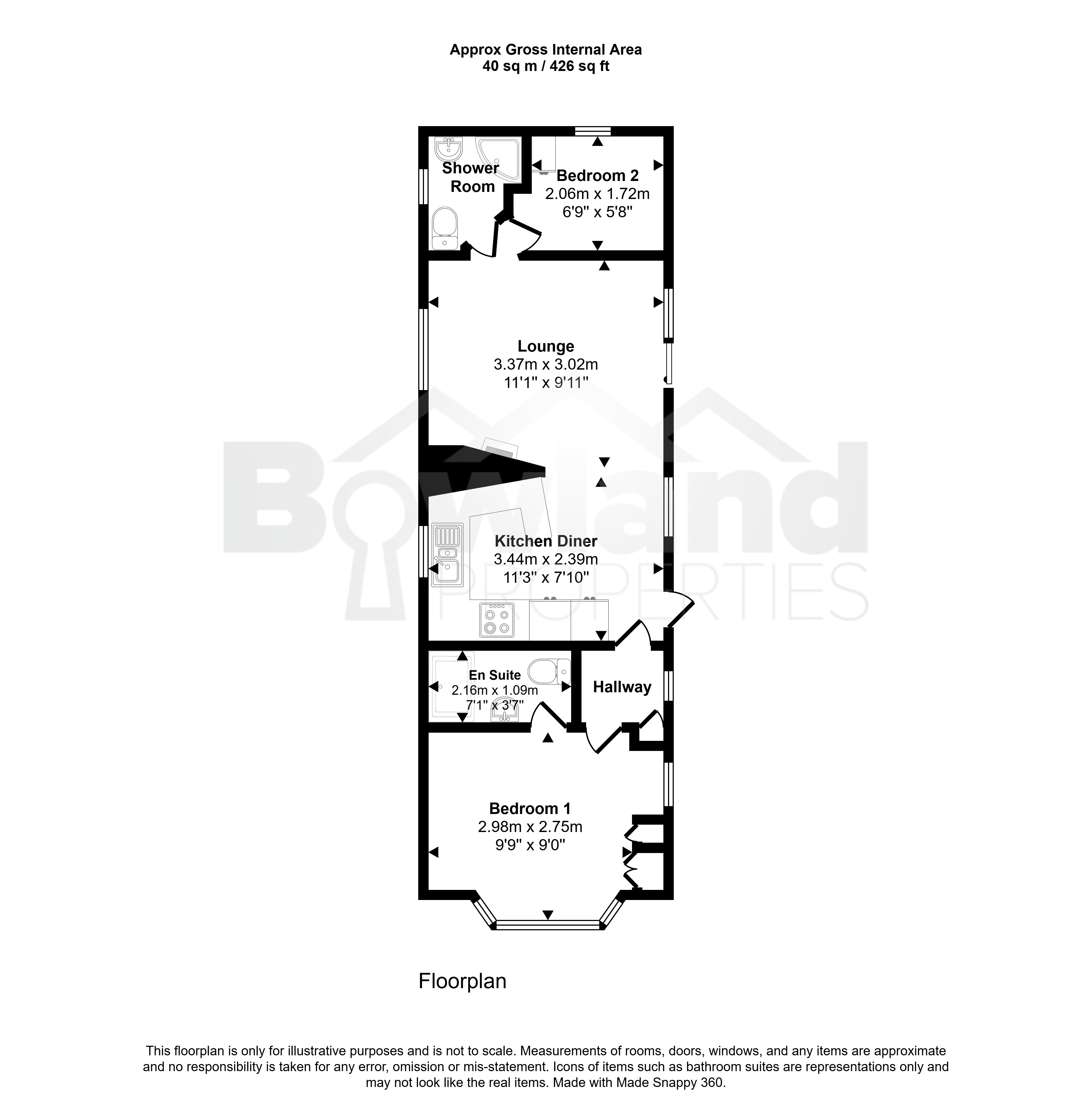 Atlas Topaz, Silverhill Holiday Park, Lutton Gowts floorplan