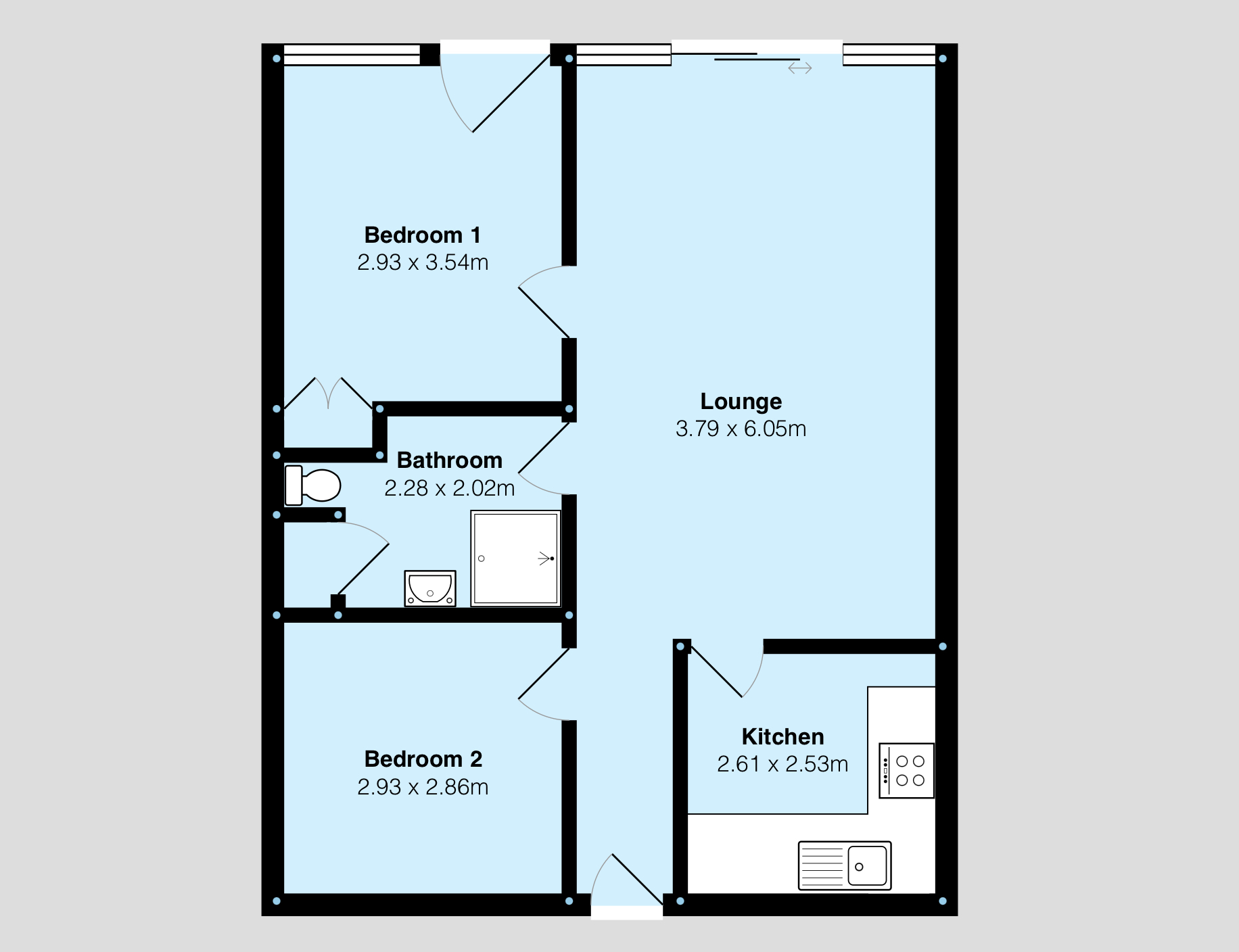Apartment 17, Boxworks, Tenby Street North, Birmingham floorplan