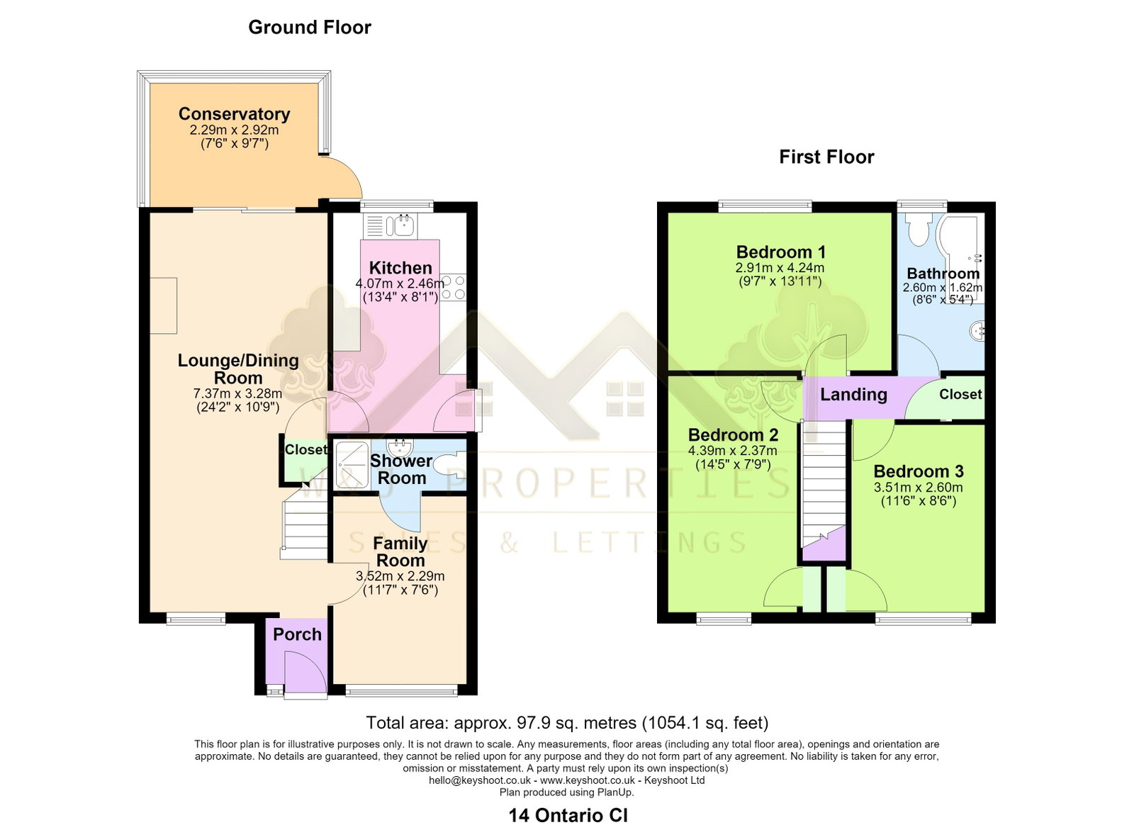 14, Ontario Close, Blackburn floorplan