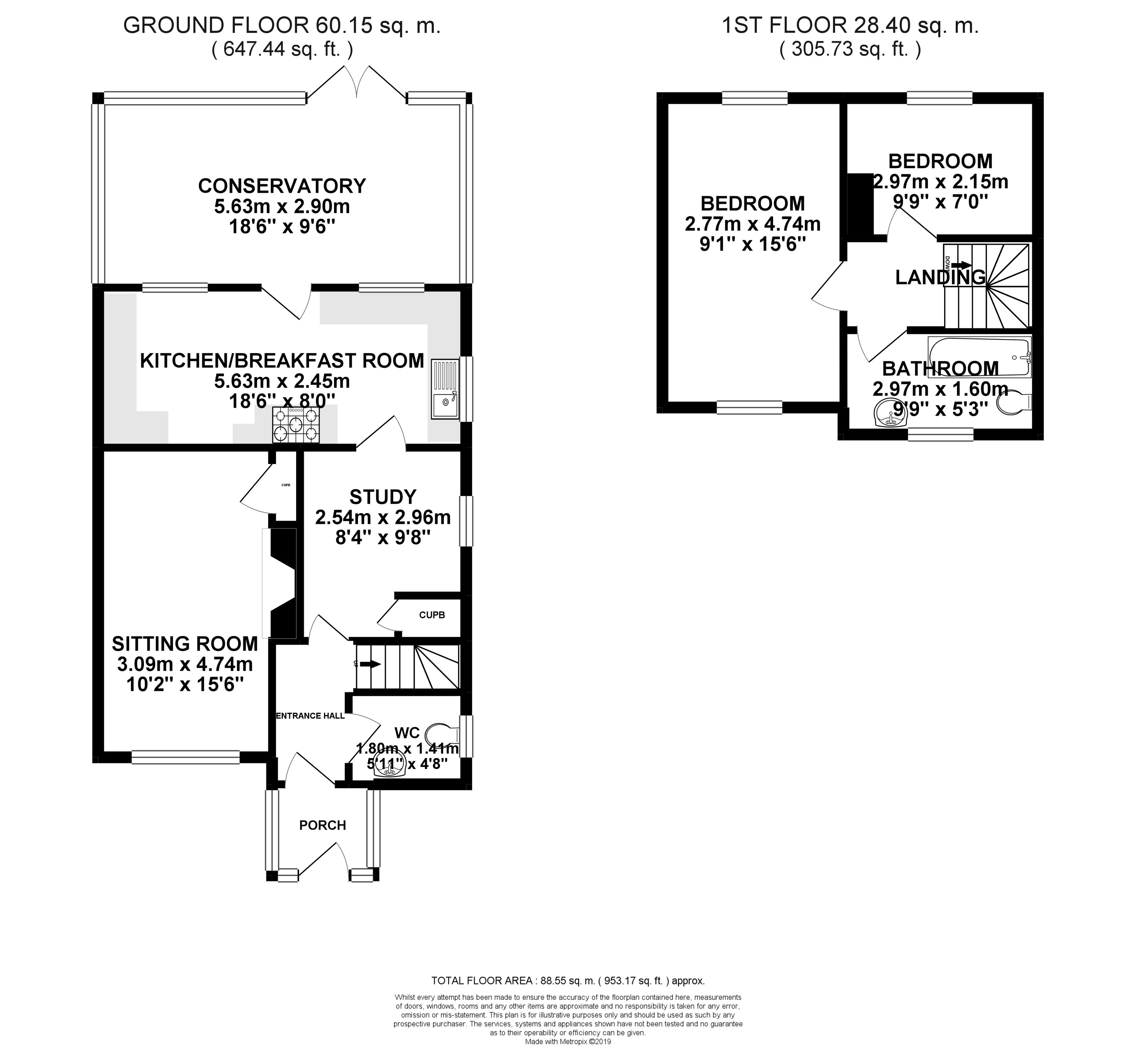 2 Bedrooms Semi-detached house for sale in Gladstone Road, Yapton, Arundel BN18