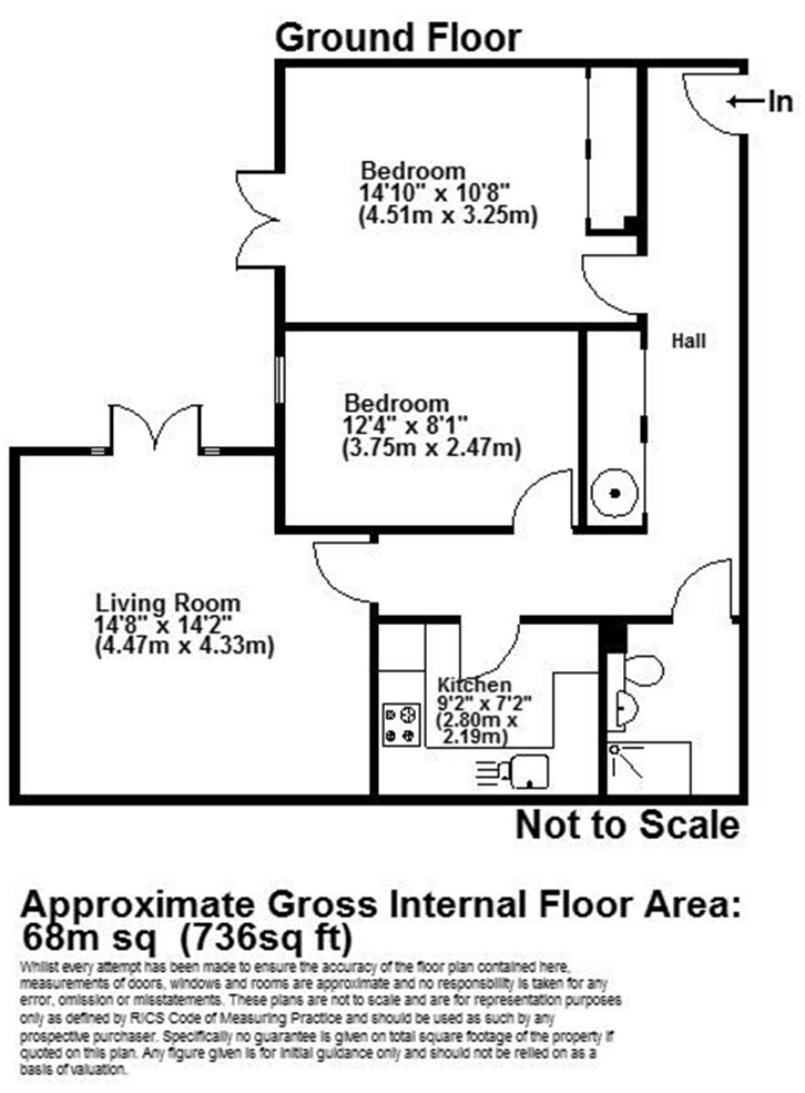 2 Bedrooms Flat for sale in Manor Place, Bridge Street, Walton-On-Thames, Surrey KT12