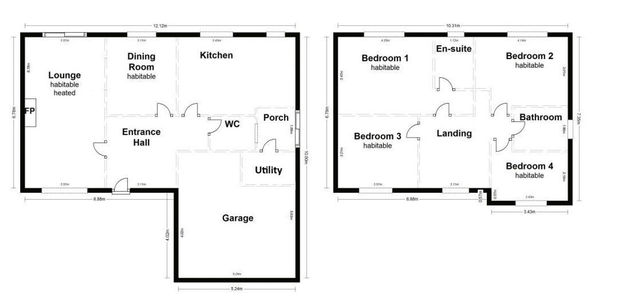 12 Whornes Orchard, Gloucester floorplan