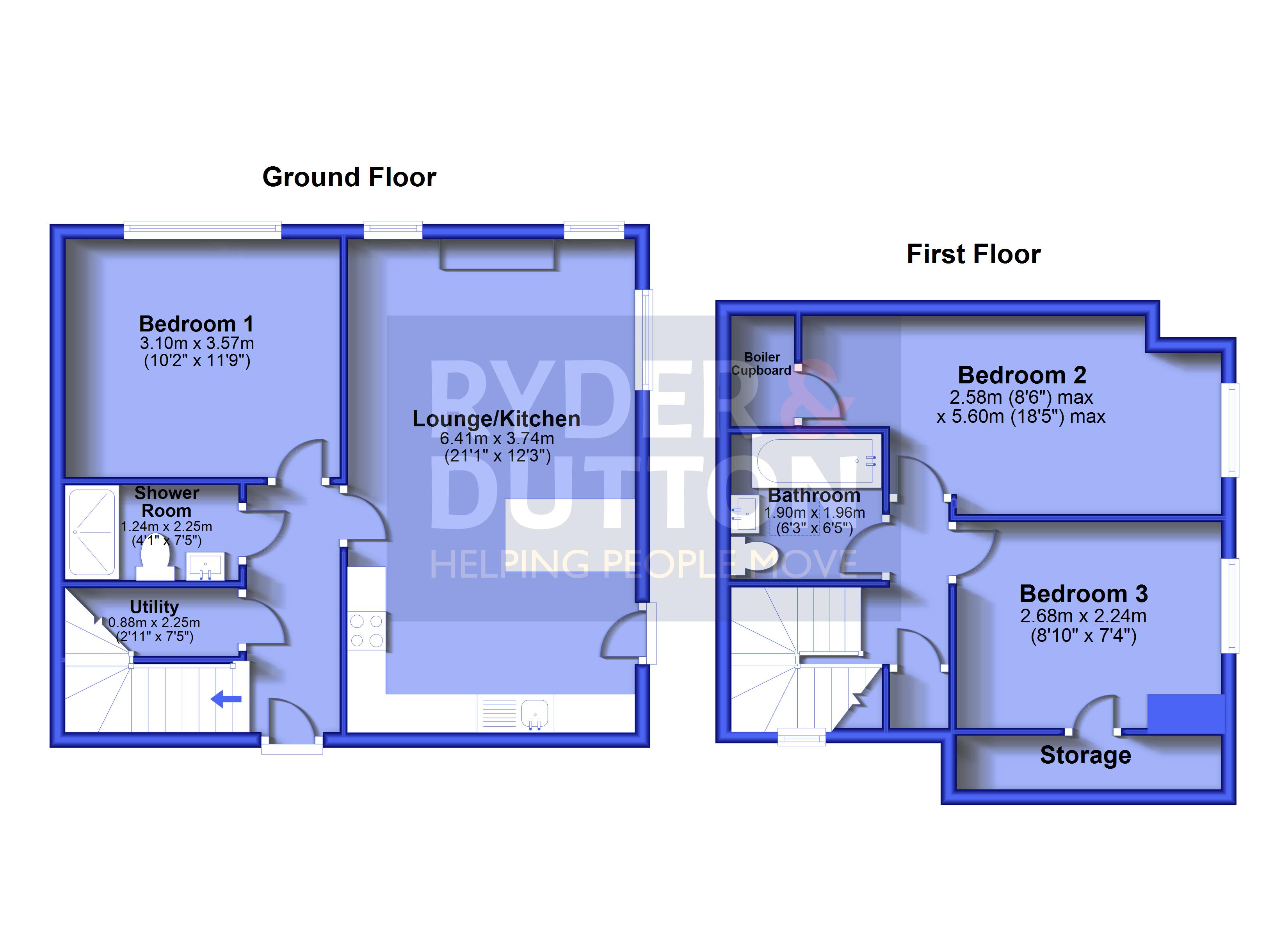 1, Buckley Street, Oldham floorplan