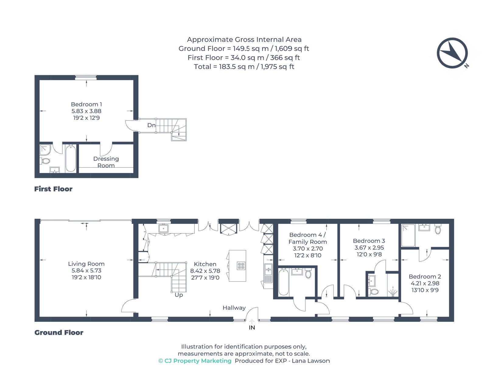 1 Pettifer Court, Buckingham Road, Aylesbury floorplan