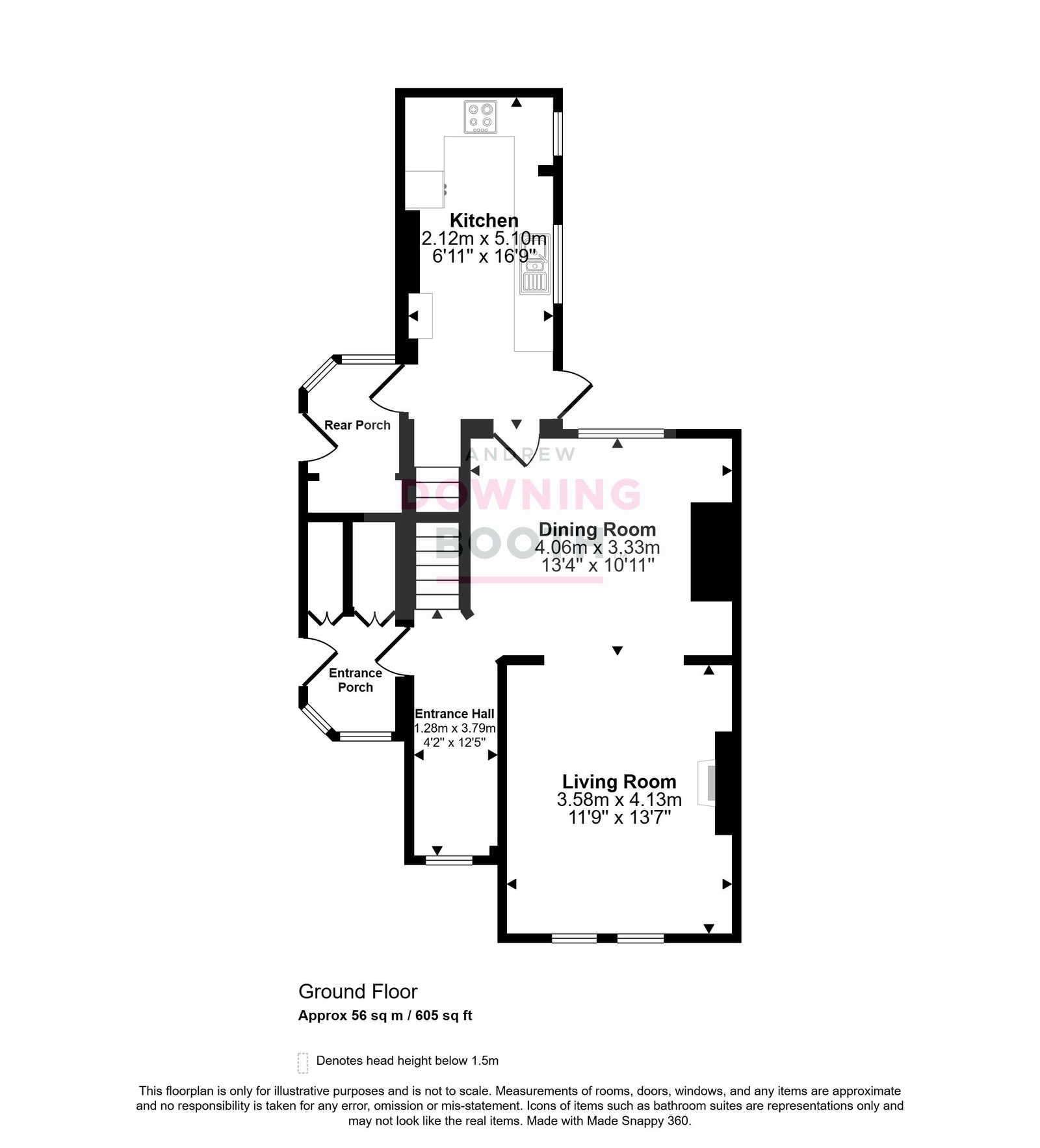 2, Chesterfield Road, Lichfield floorplan