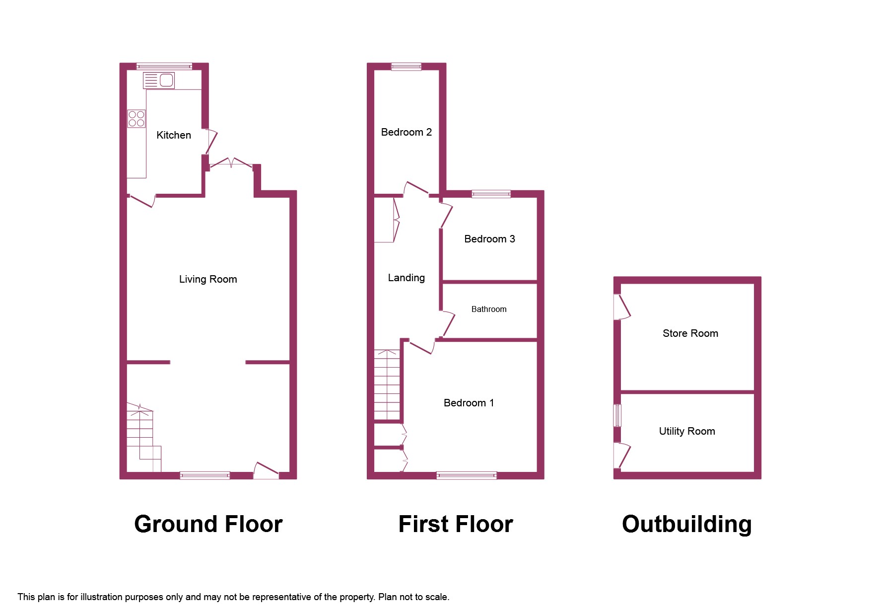 1, Bain Street, Swinton floorplan
