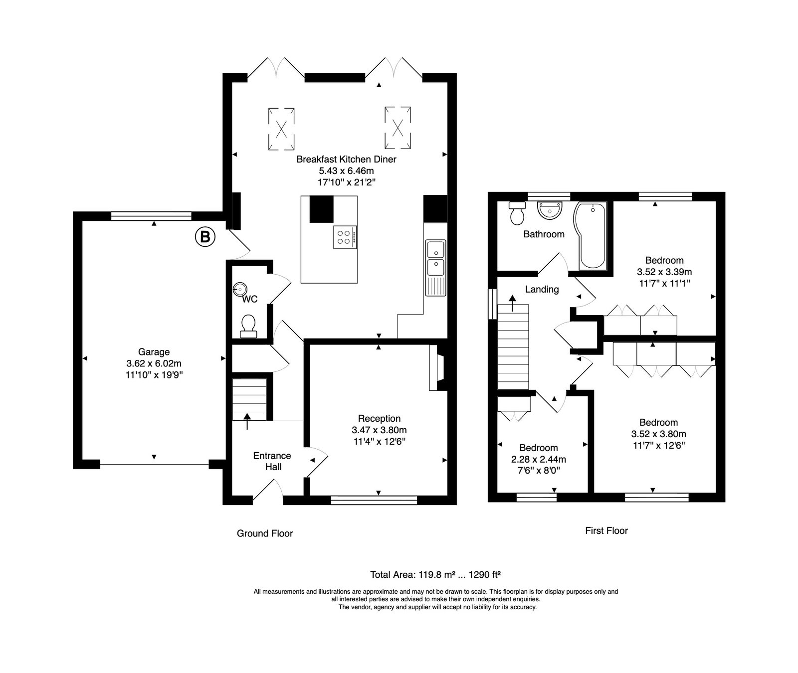 2, Sharnford Road, Leicester floorplan