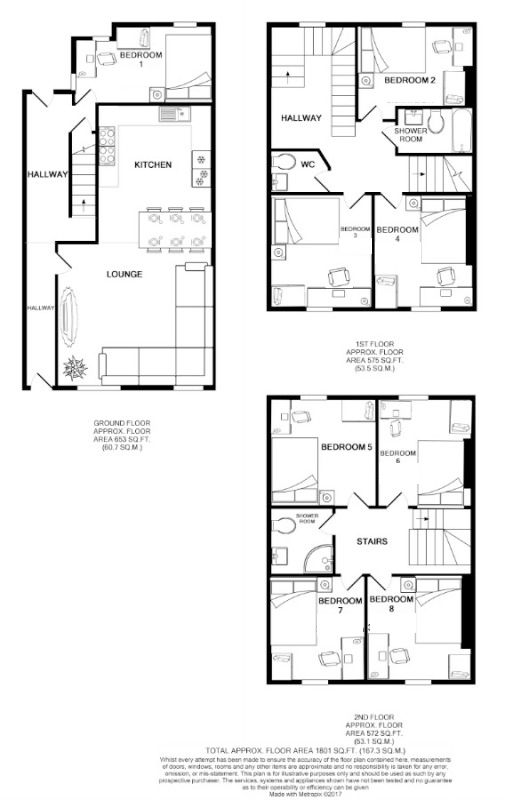 65, Fulford Road, York floorplan