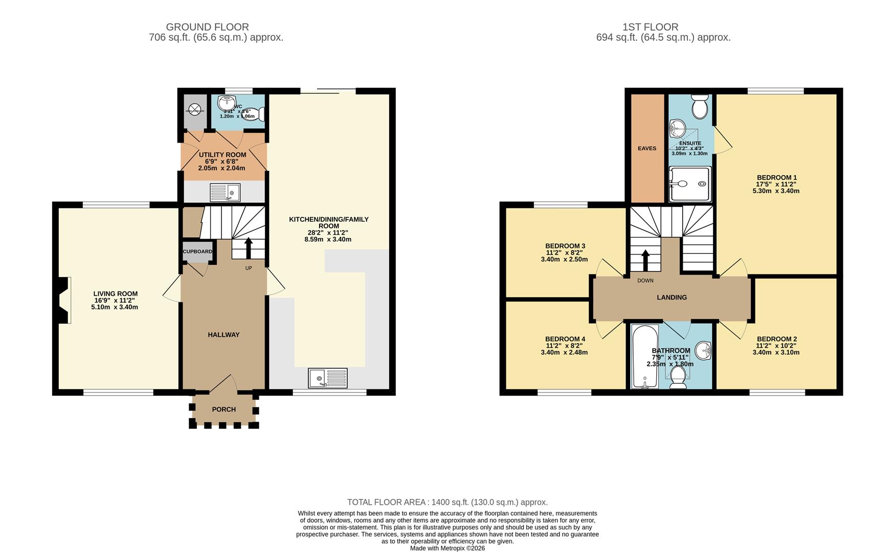 1, Deanland Road, Hailsham floorplan