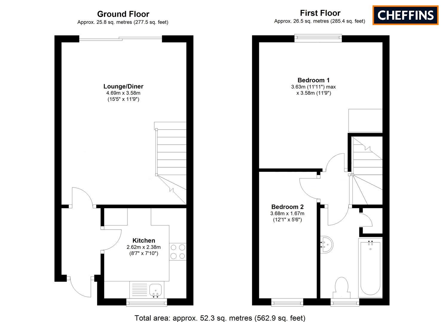 Fitzgerald Close, Ely floorplan
